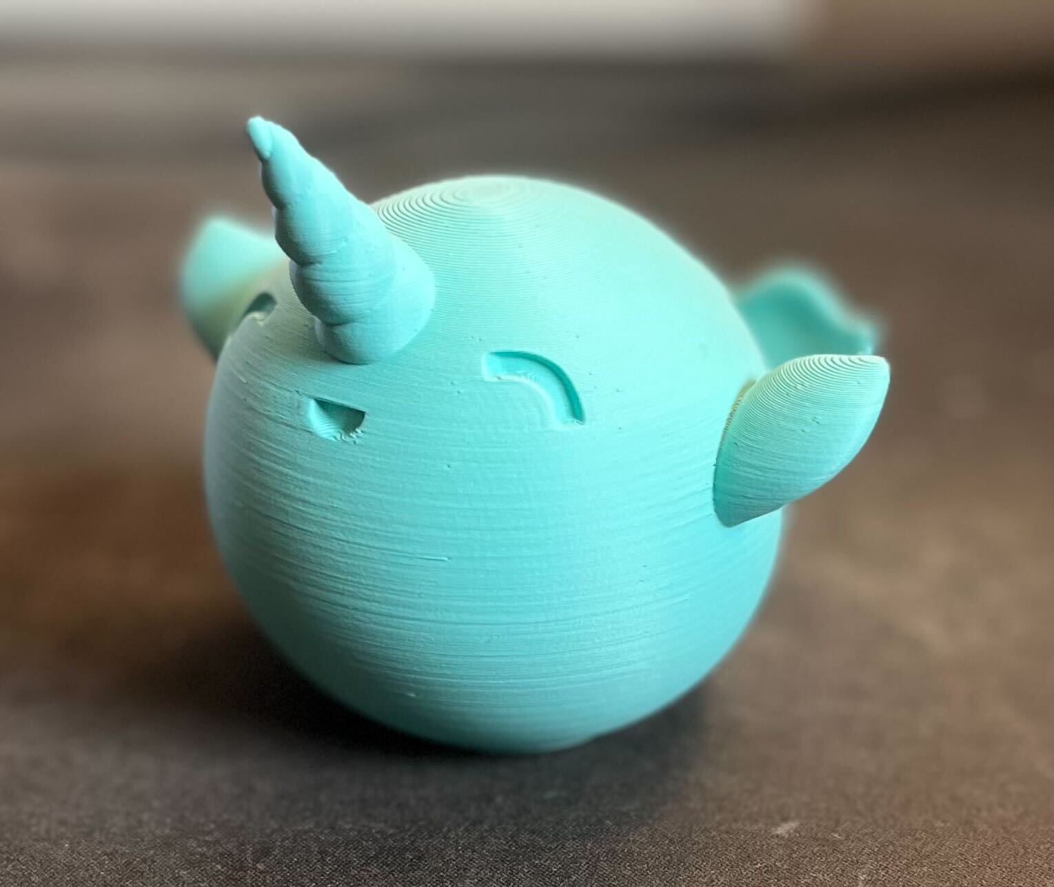 Cute Narwhal Toy and Ringholder
