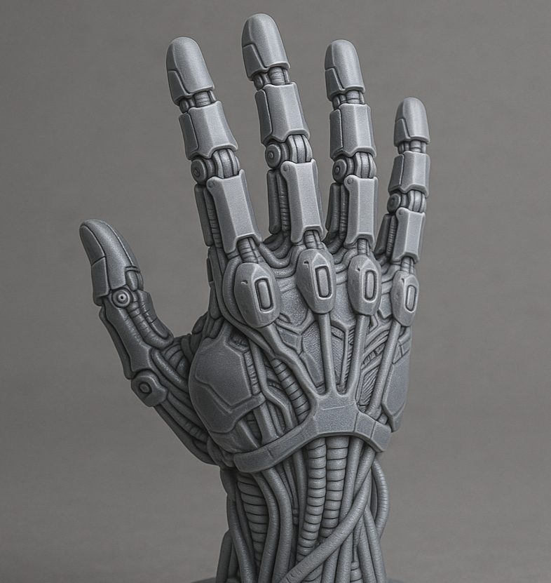 Cybernetic Hand Sculpture
