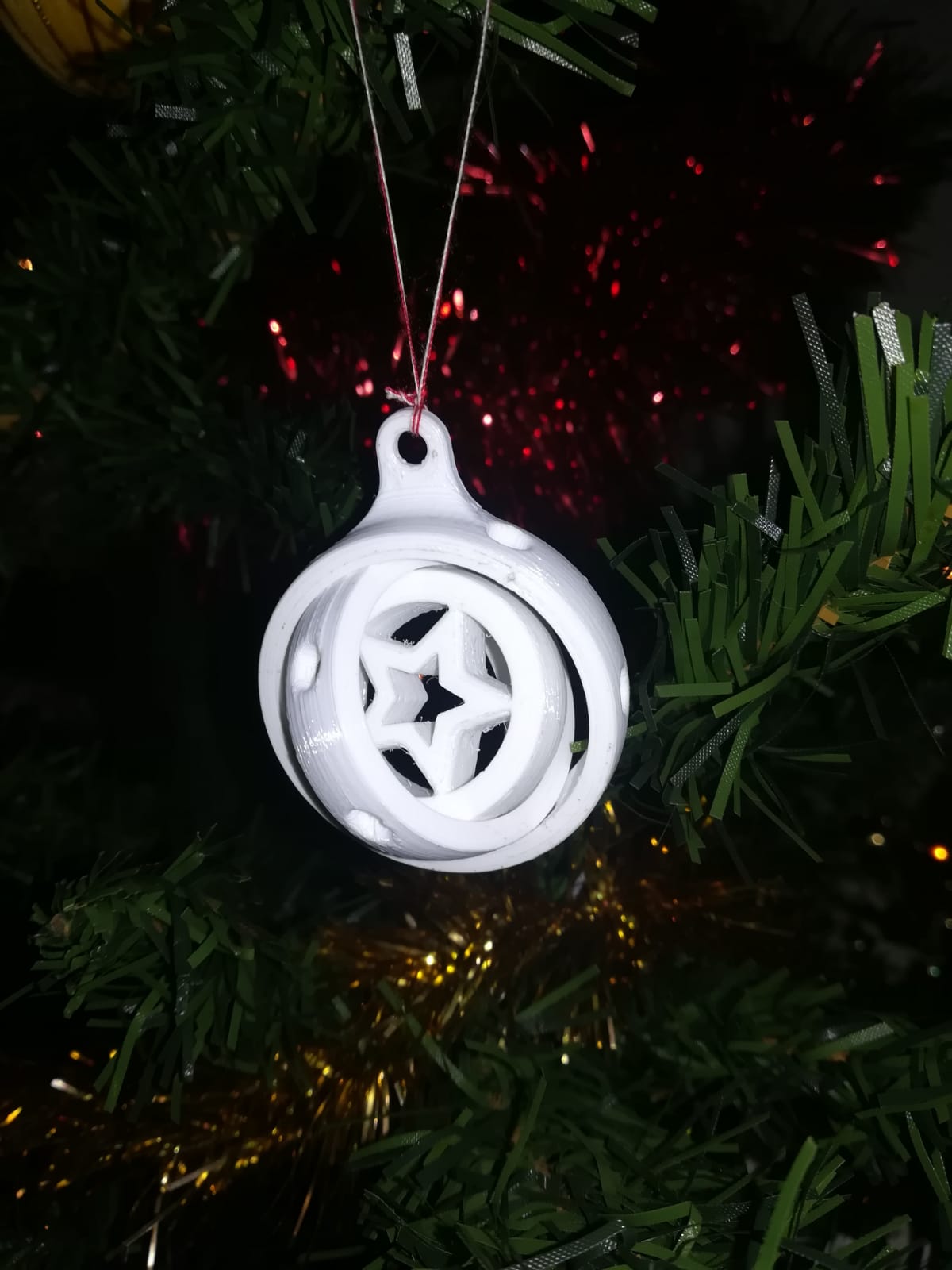 Gyro Christmas Globe Ornament
