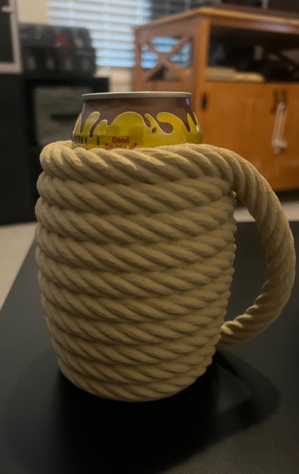 Rope Mug Soda/Beer Can Holder (Fatherβs Day)