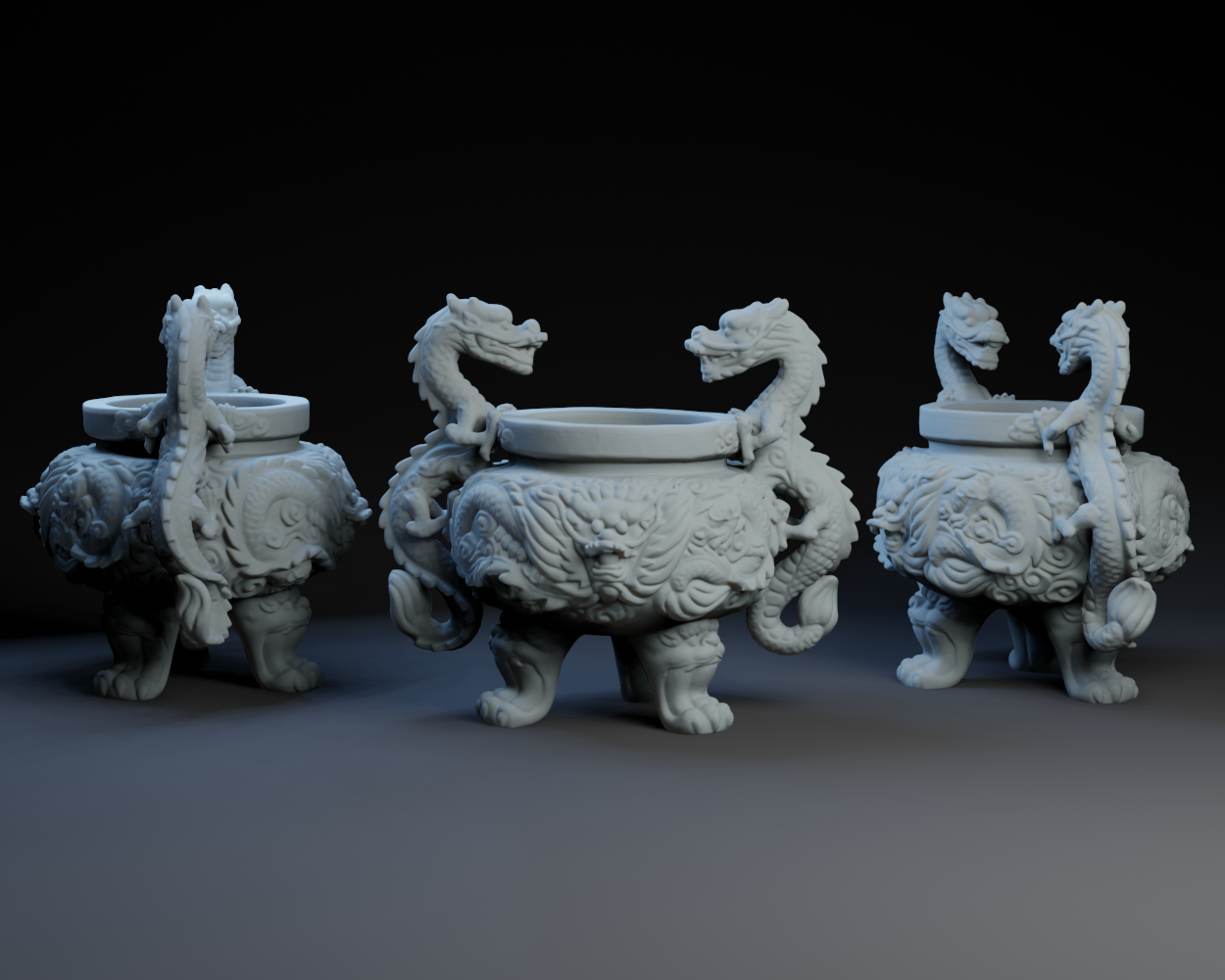 Dragon Incense Burner.