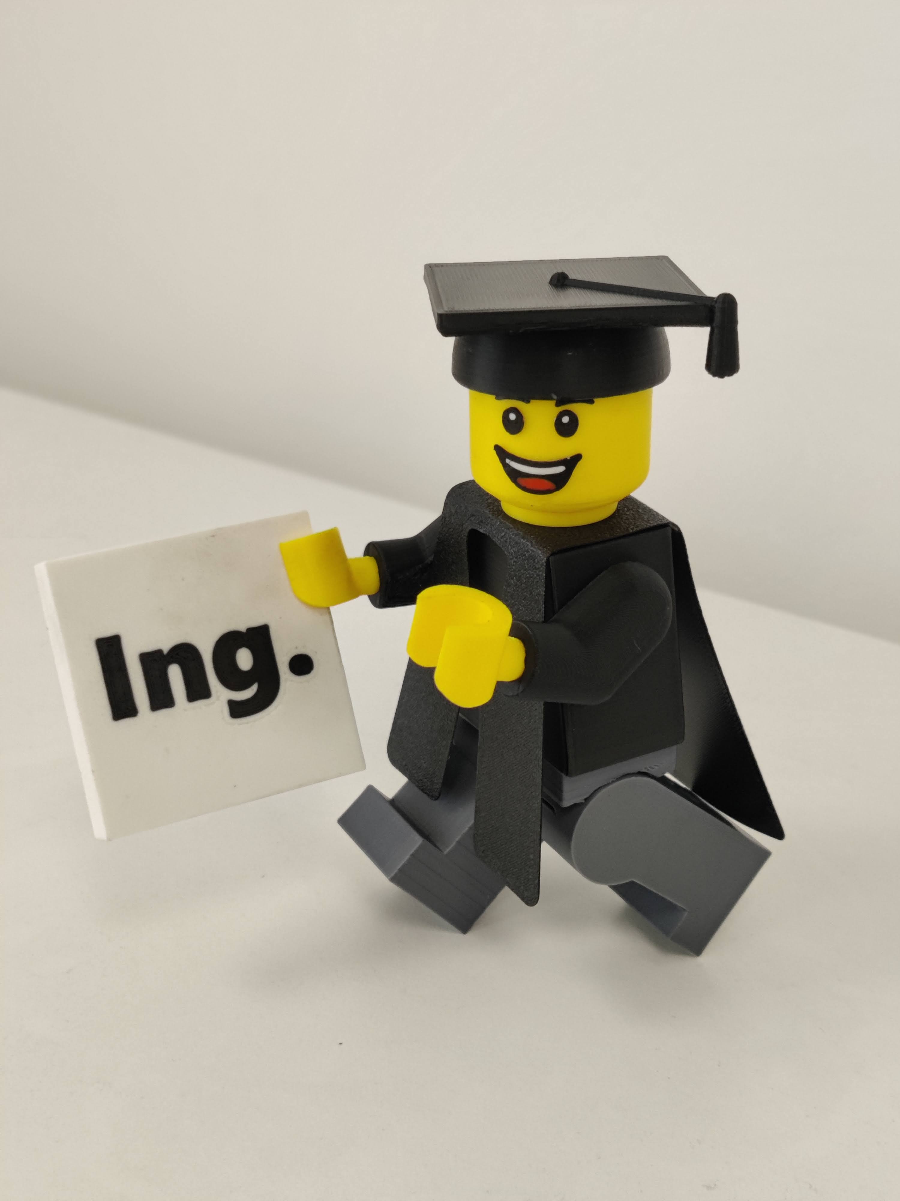 Graduate Minifigure - LEGO compatible