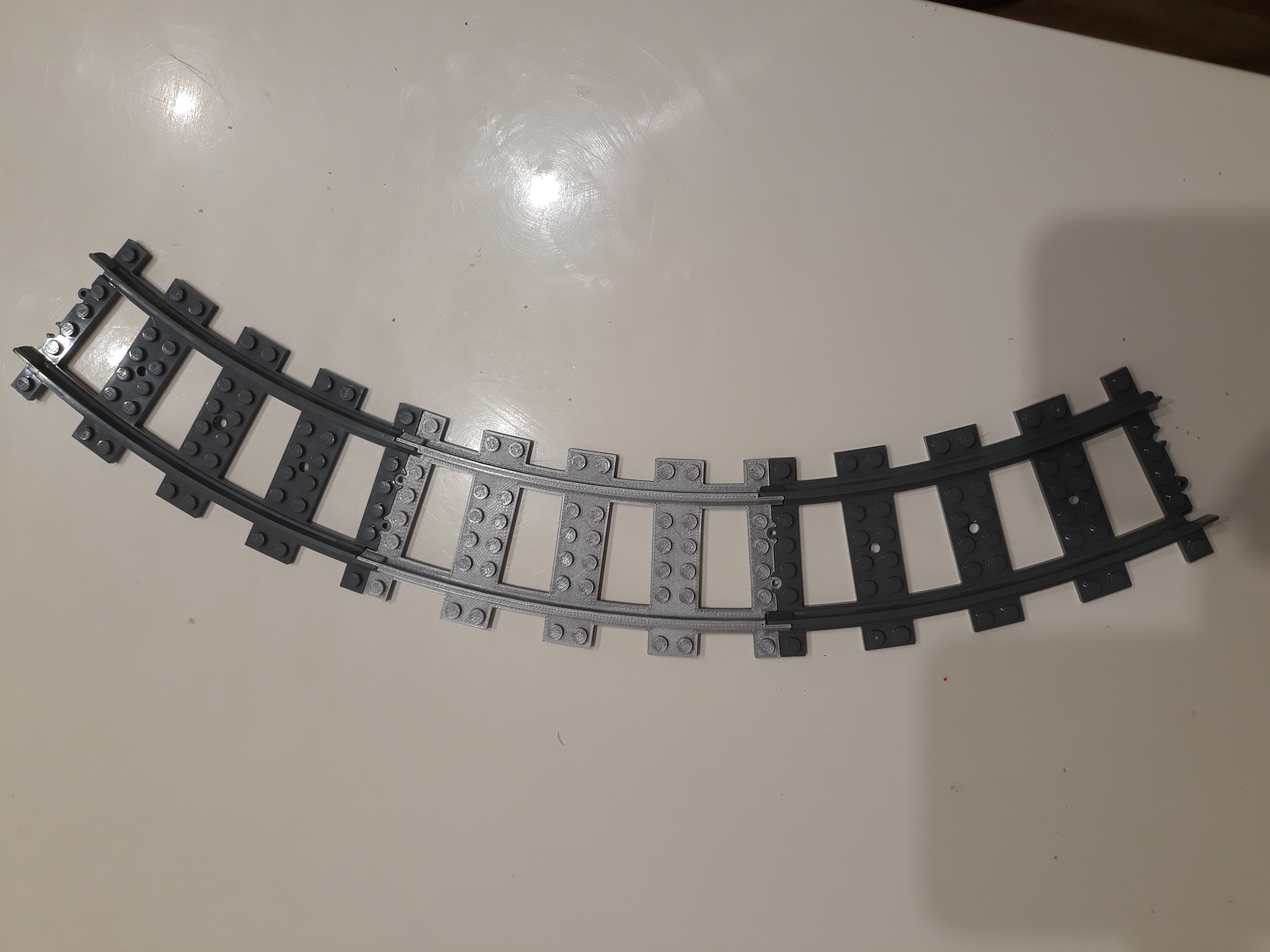 Lego City Train Curved Track Rail