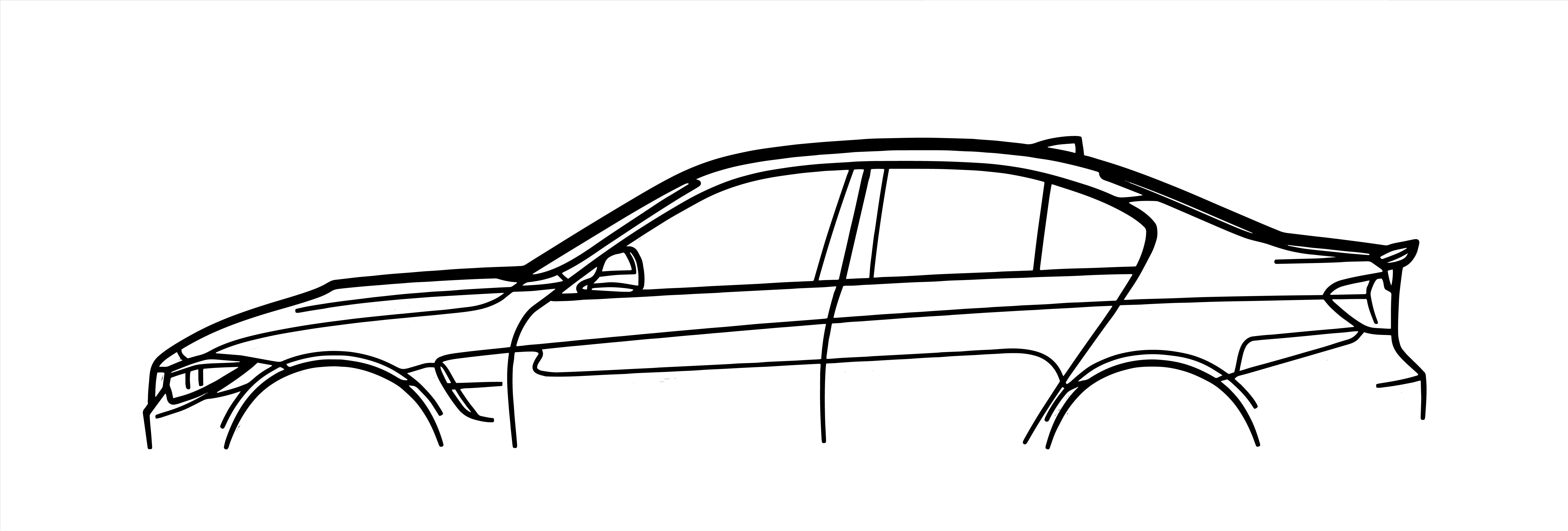 BMW F80 M3 Silhouette Wall Art