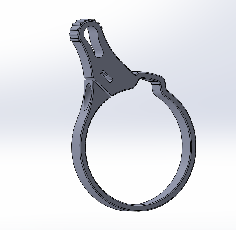 Clamp On Throw Lever for Athlon BTR Gen2 Scope