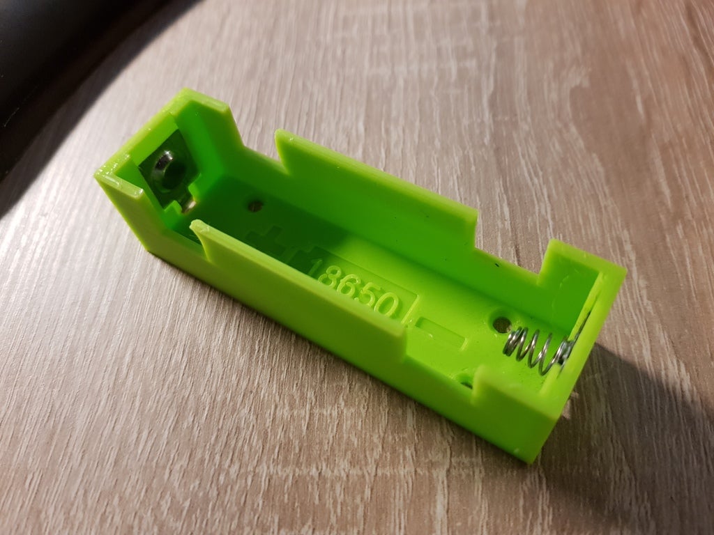 Accu battery 18650 holder hanger