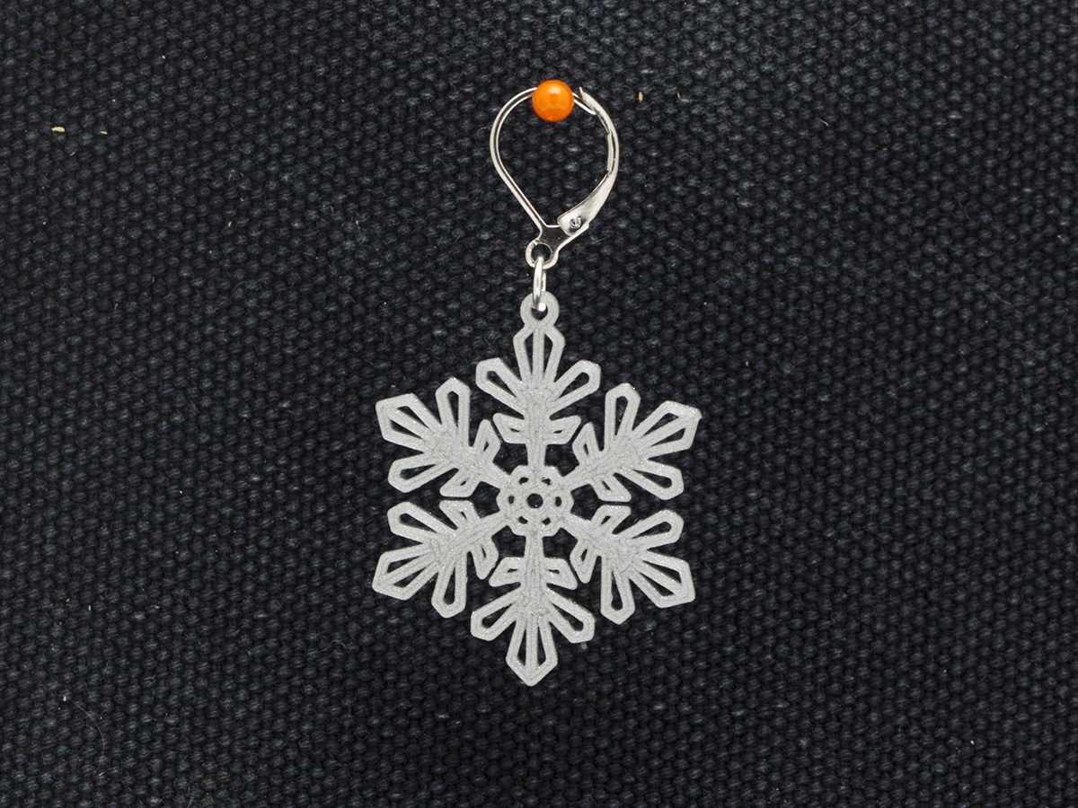 Earrings Snowflake 5