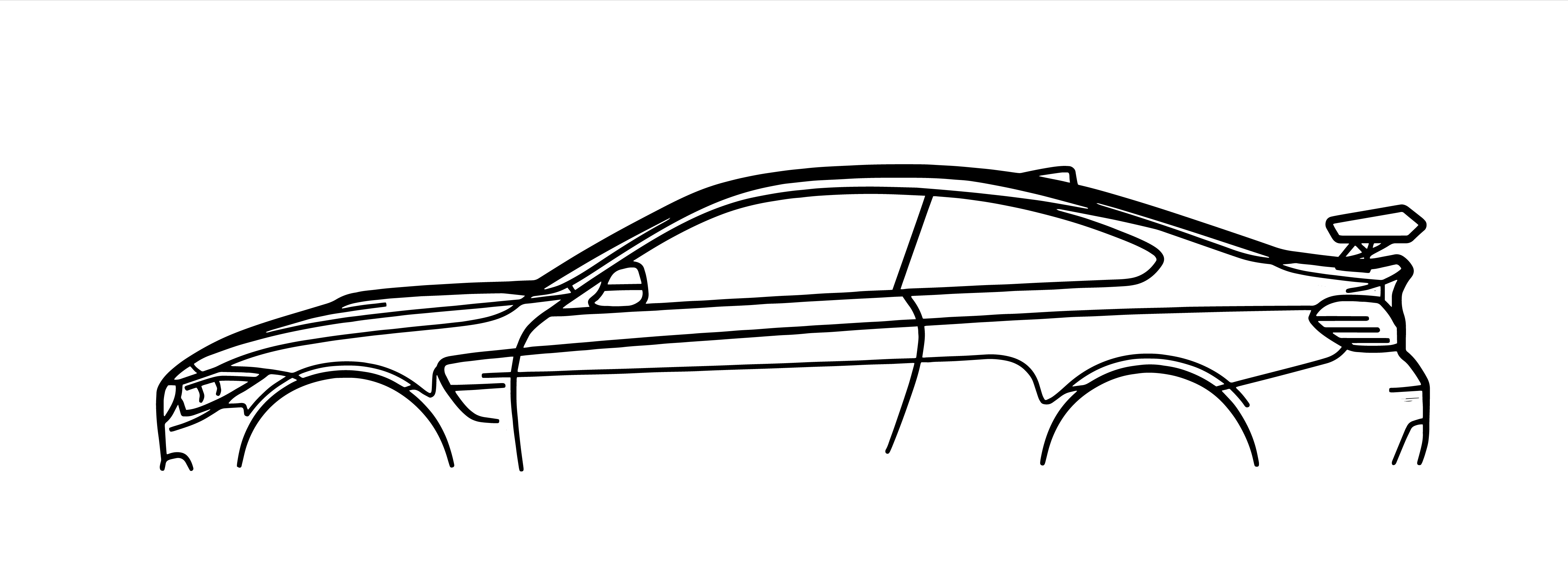 BMW M4 F83 GT Silhouette Wall Art