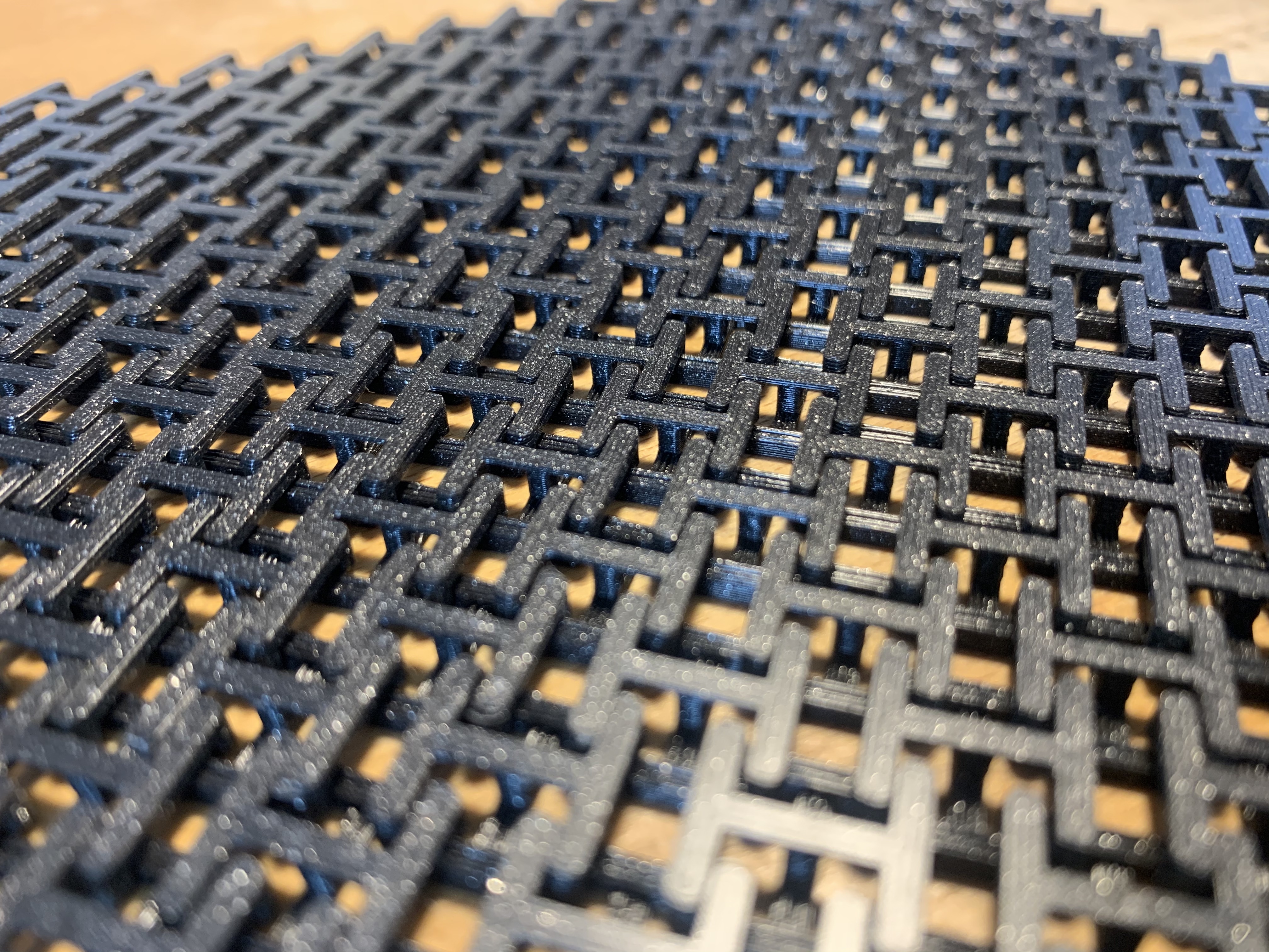 Chainmail - 3D Printable Fabric - Modified for Prusa Mini