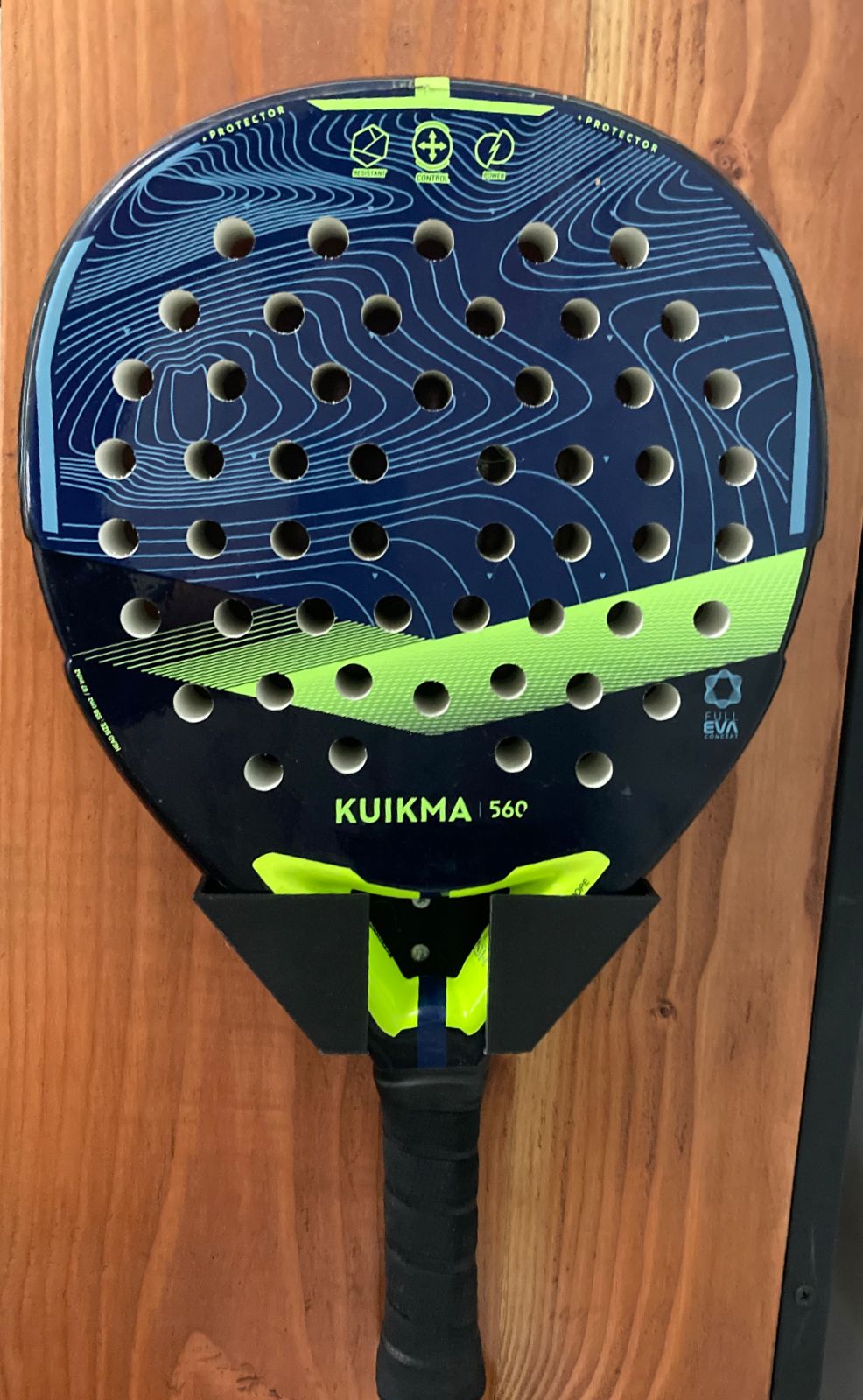 Padel racket holder