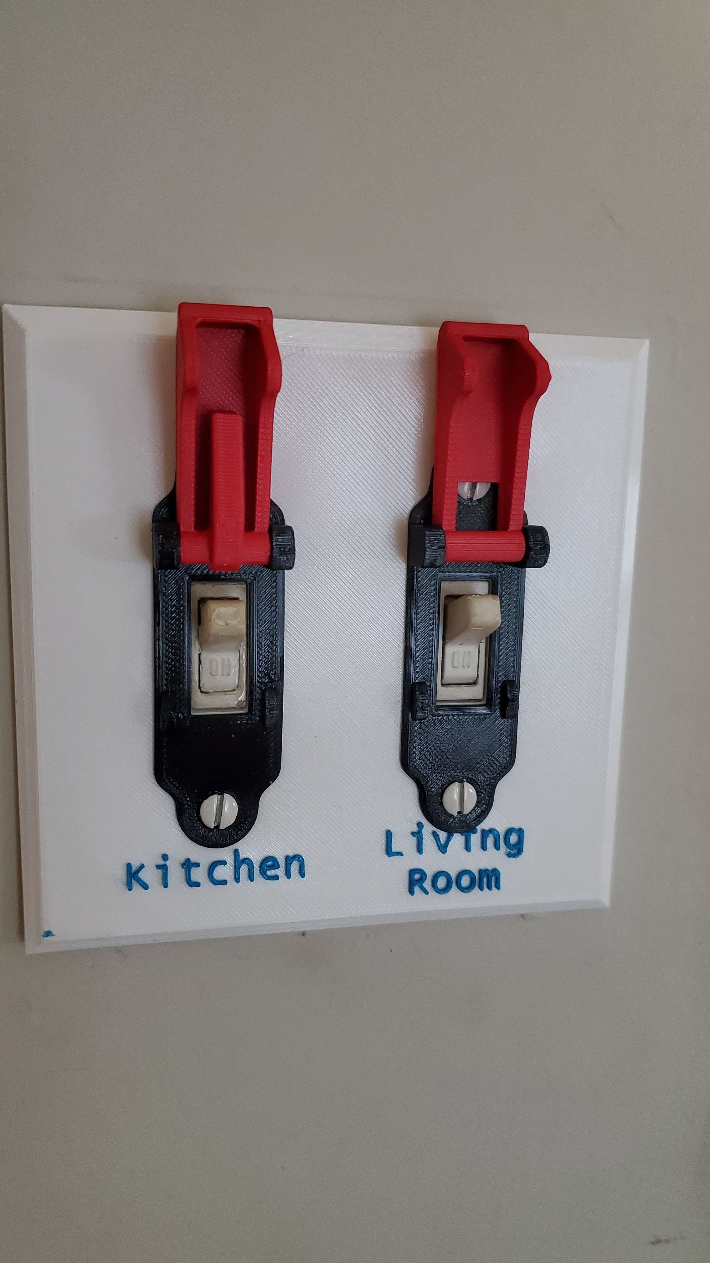 Lock in Place Missile Light Switch Cover