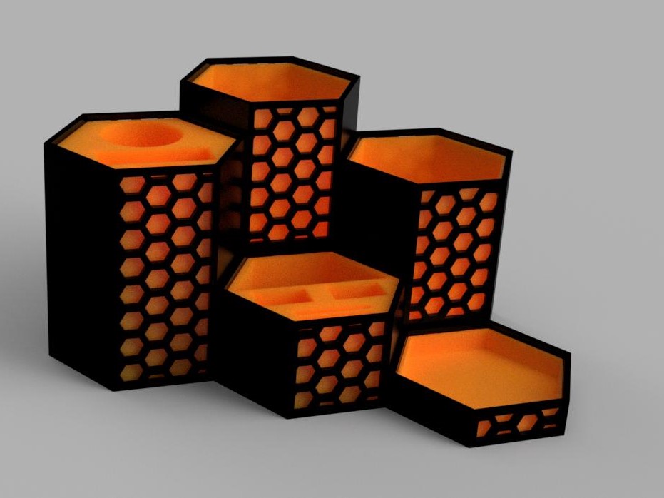 2nd Hexagonal tool organizer