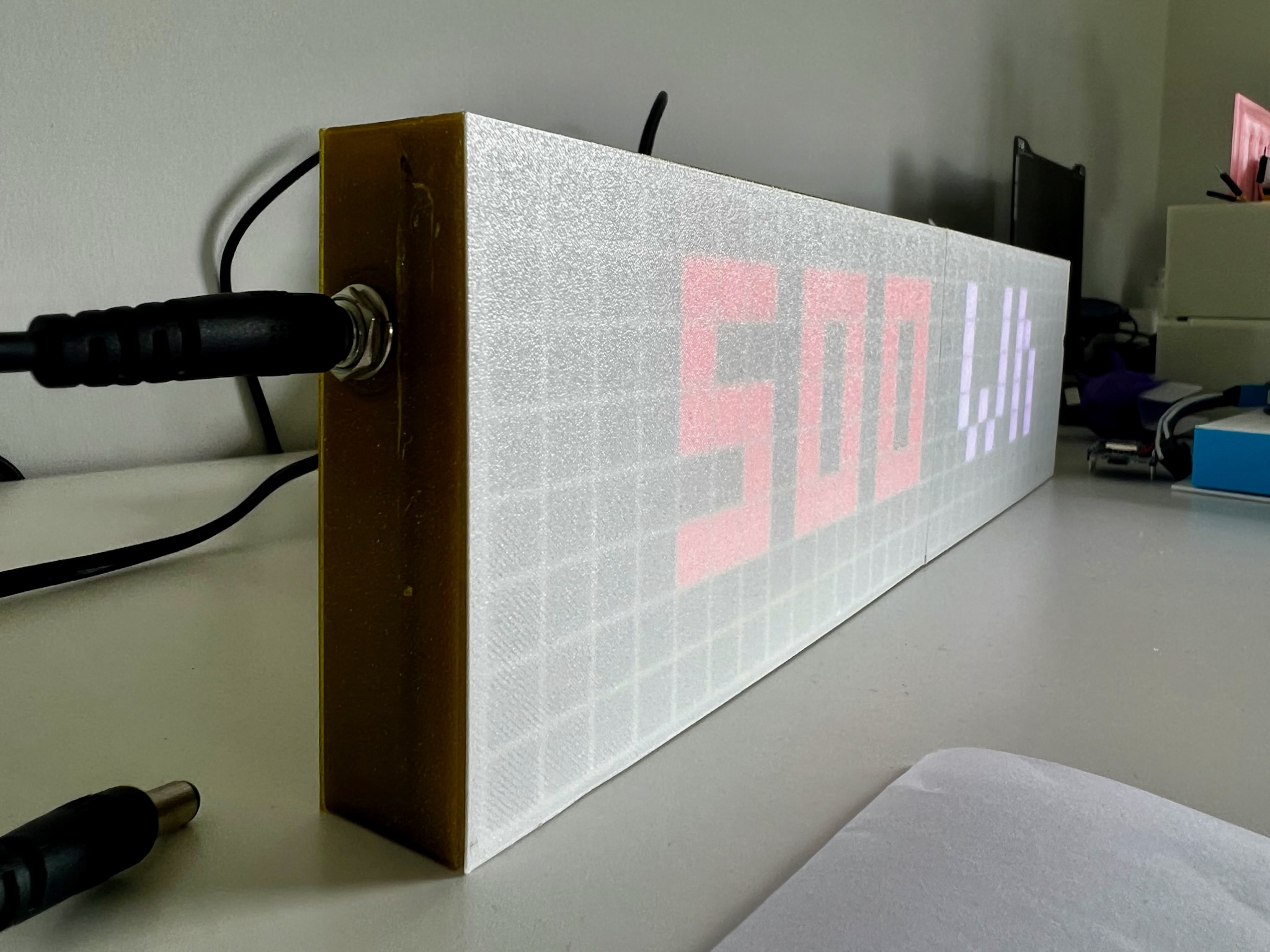 8x32 LED Matrix Case (WS2812)