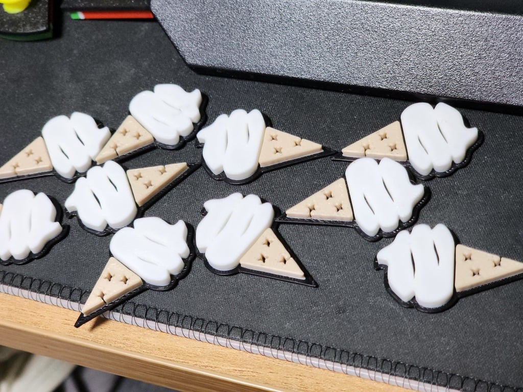 icecream croc charm jibbitz