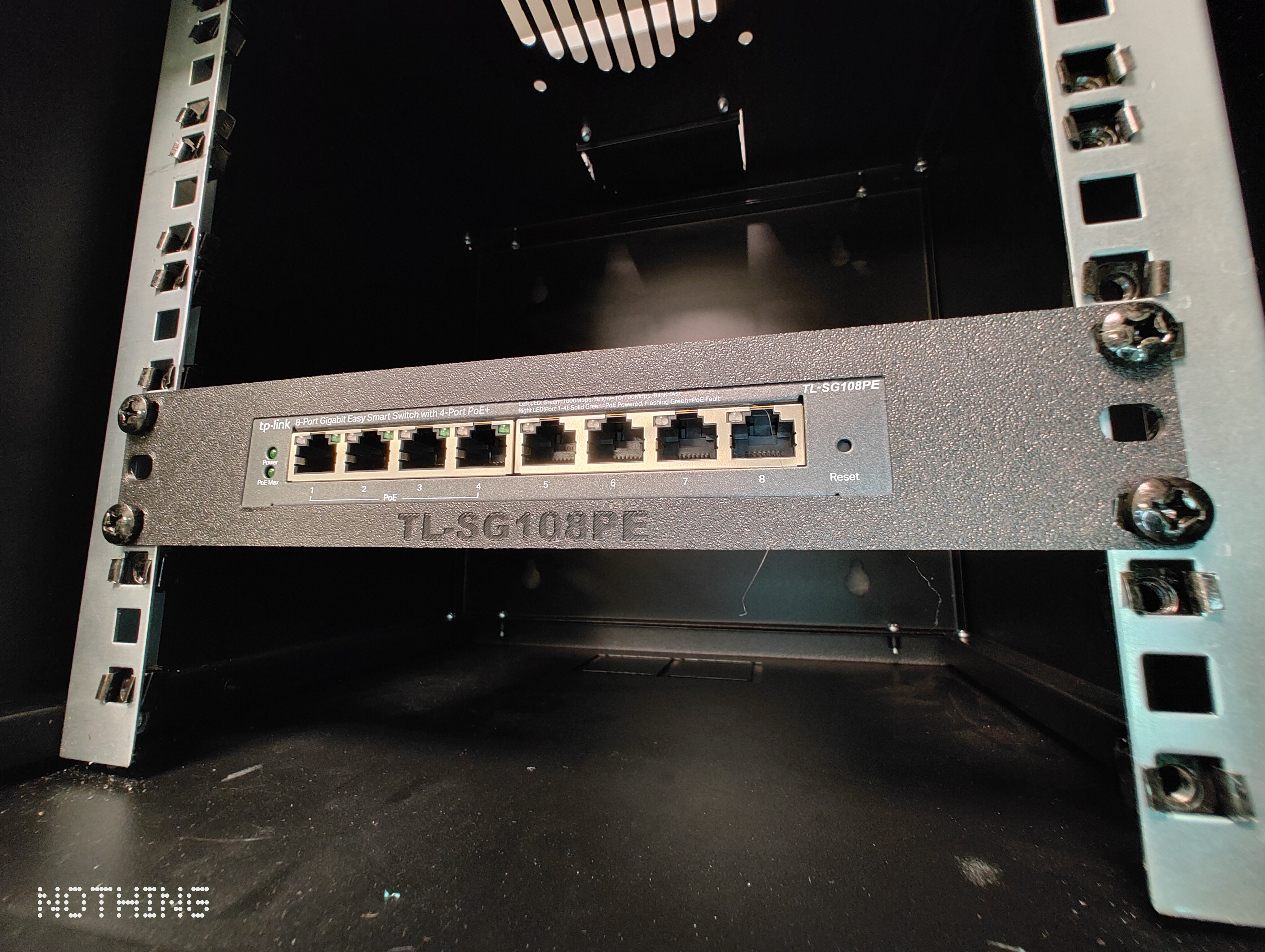 10" Rack mount for TP-Link TL-SG108PE Switch