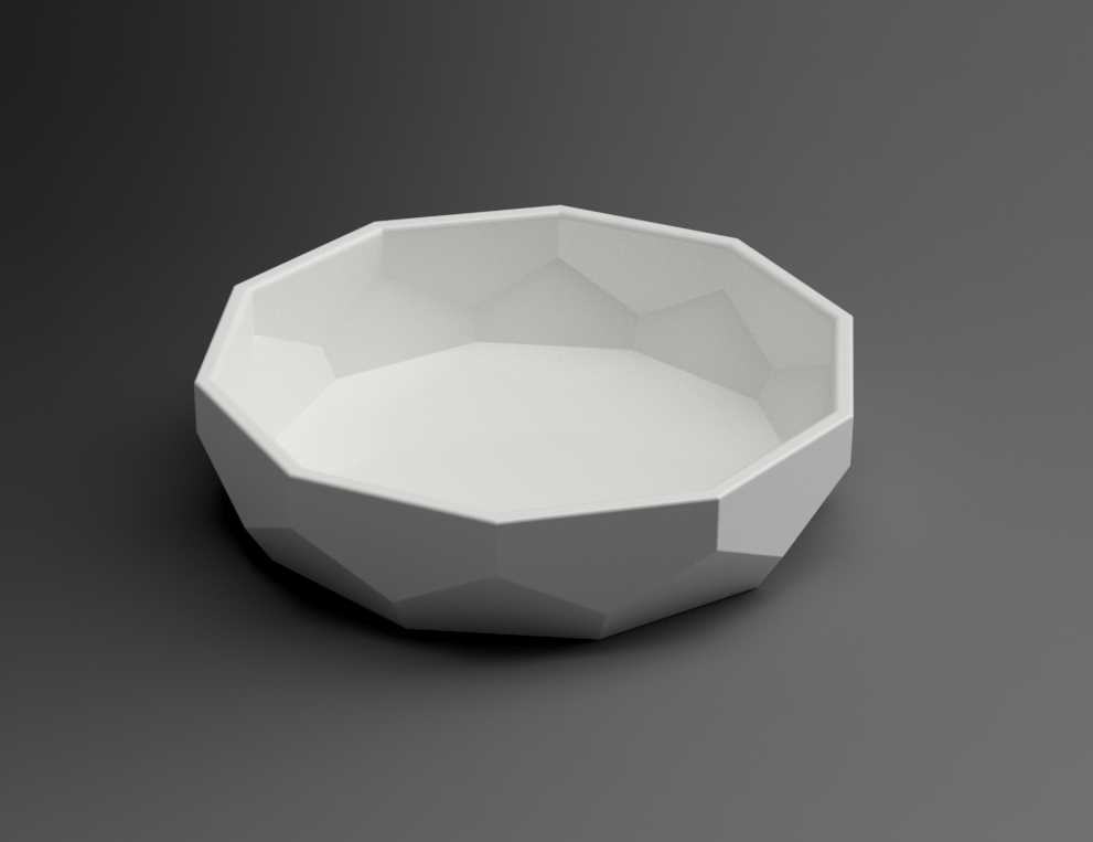 Low Poly Tray / Bowl