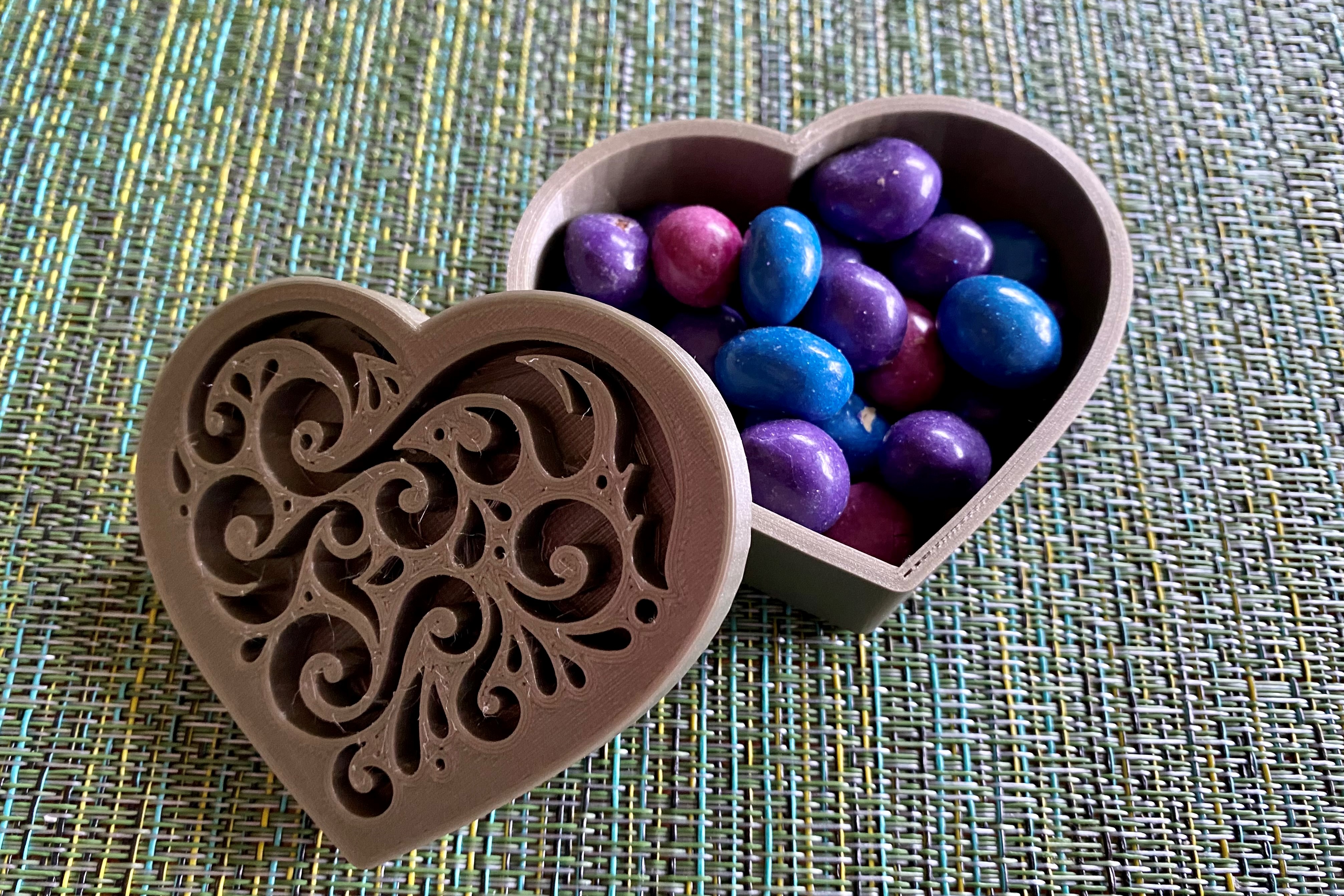 Heart Shaped Valentine Box