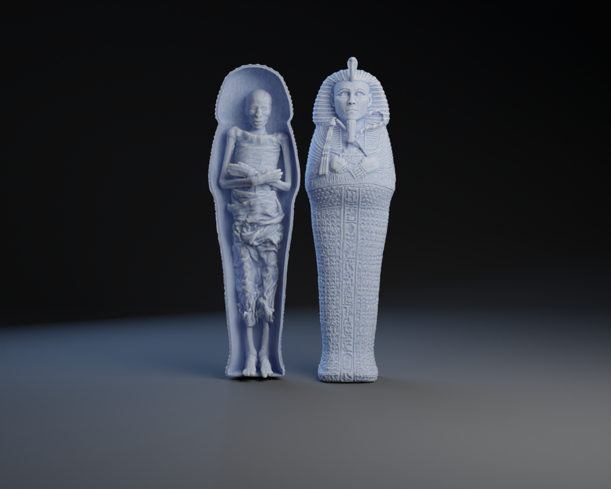 Egyptian Sarcophagus Pencil Box