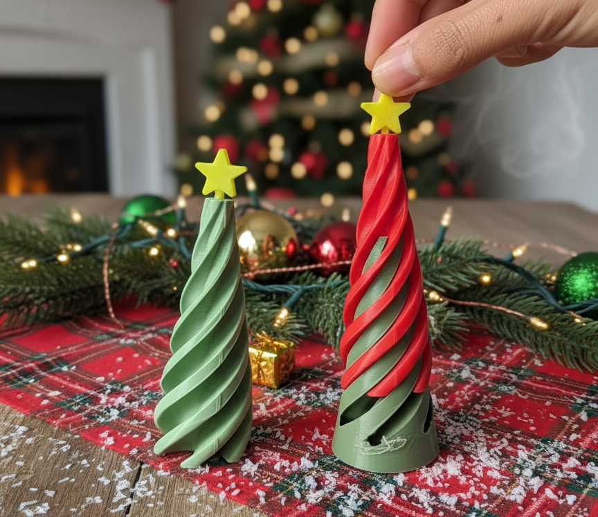 Twistmas Tree - Spiral Fidget Christmas Tree
