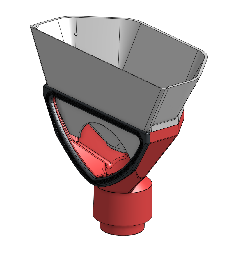 3D Print Dust Collector "AirTip" 1-1/2 in. - 2-1/4 in. Wet/Dry Shop Vacuum Attachment