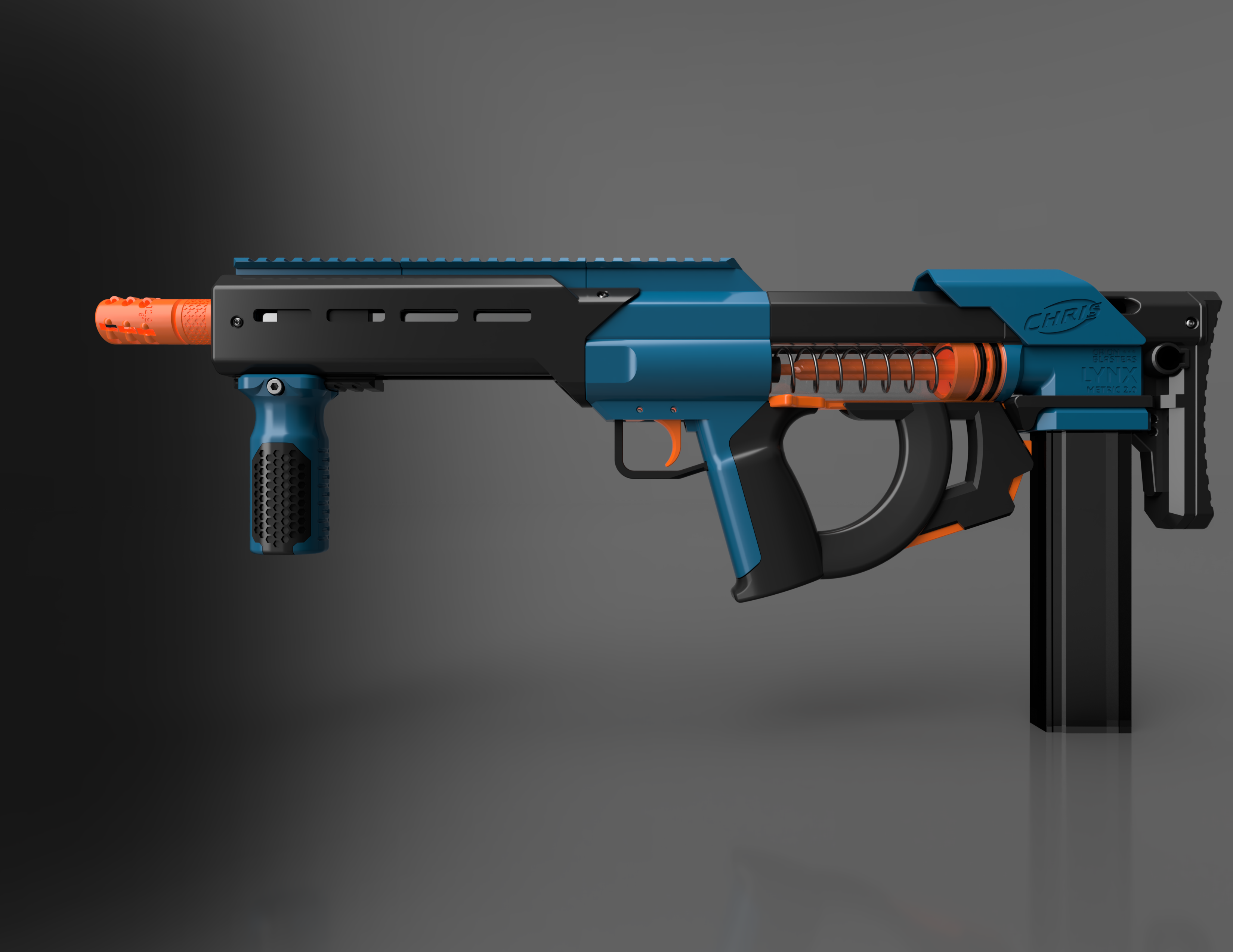 LYNX 300FPS NERF Blaster 2023 - EU Edition (metrisch)