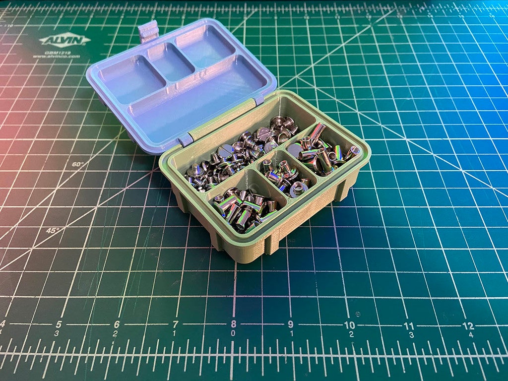 4 Compartment Rugged Storage Box