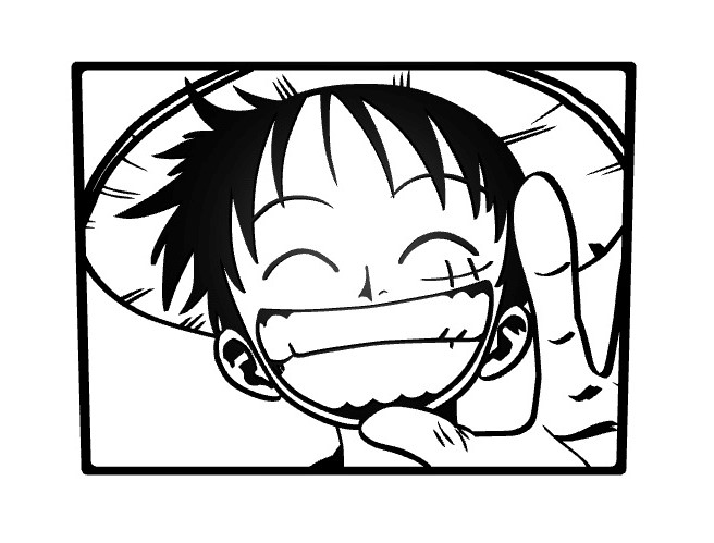 Luffy One Piece Wanted Poster- Wall Art