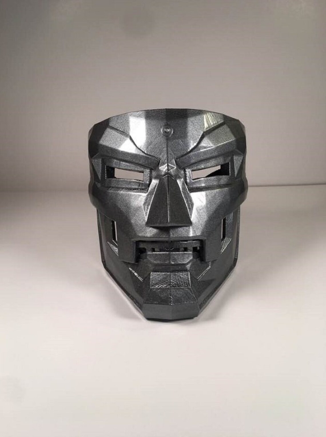 Dr. Doom Inspired Full Face Mask – Cosplay Prop | 3D Printable Model