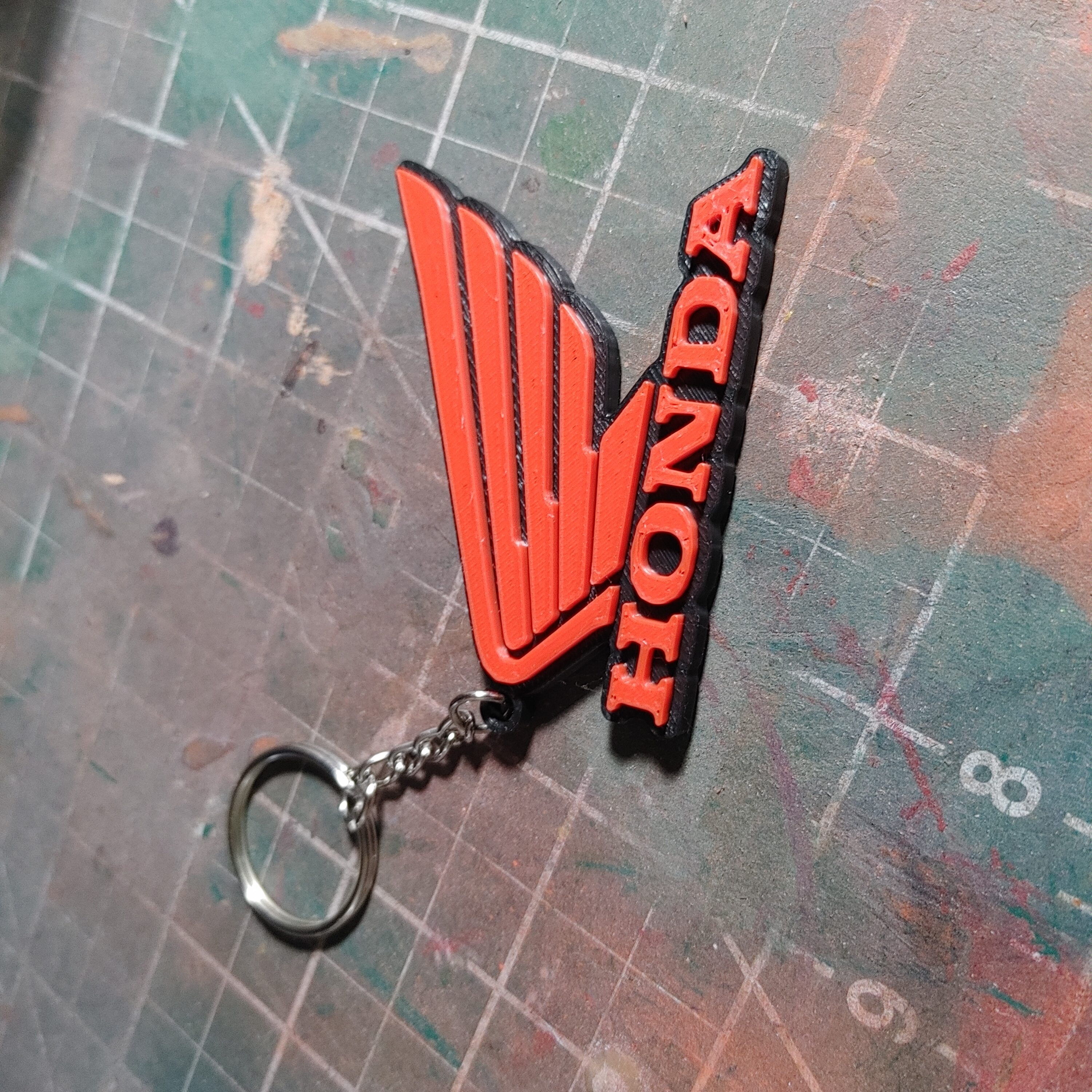 Honda Motorsports Keychain