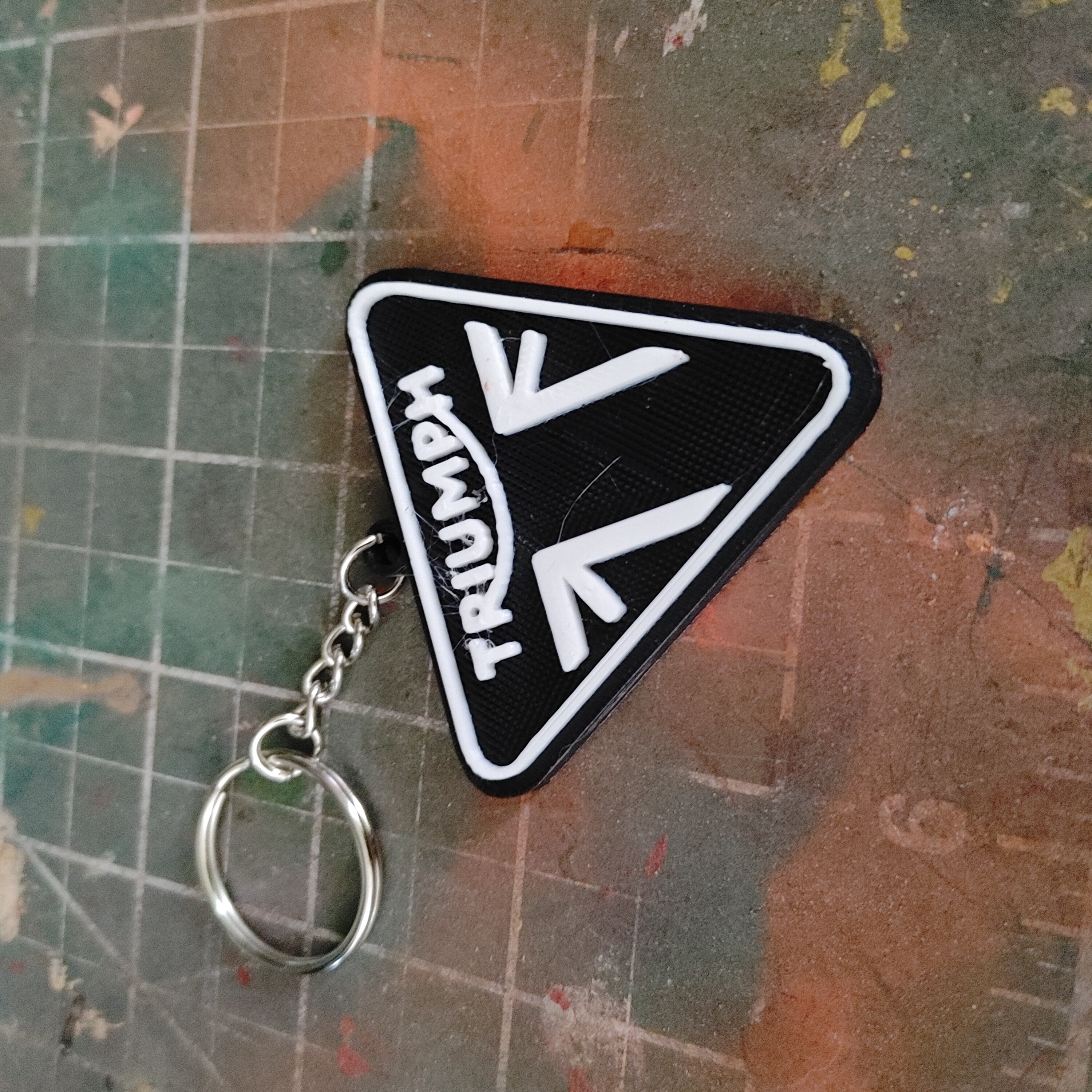 Triumph Logo Keychain