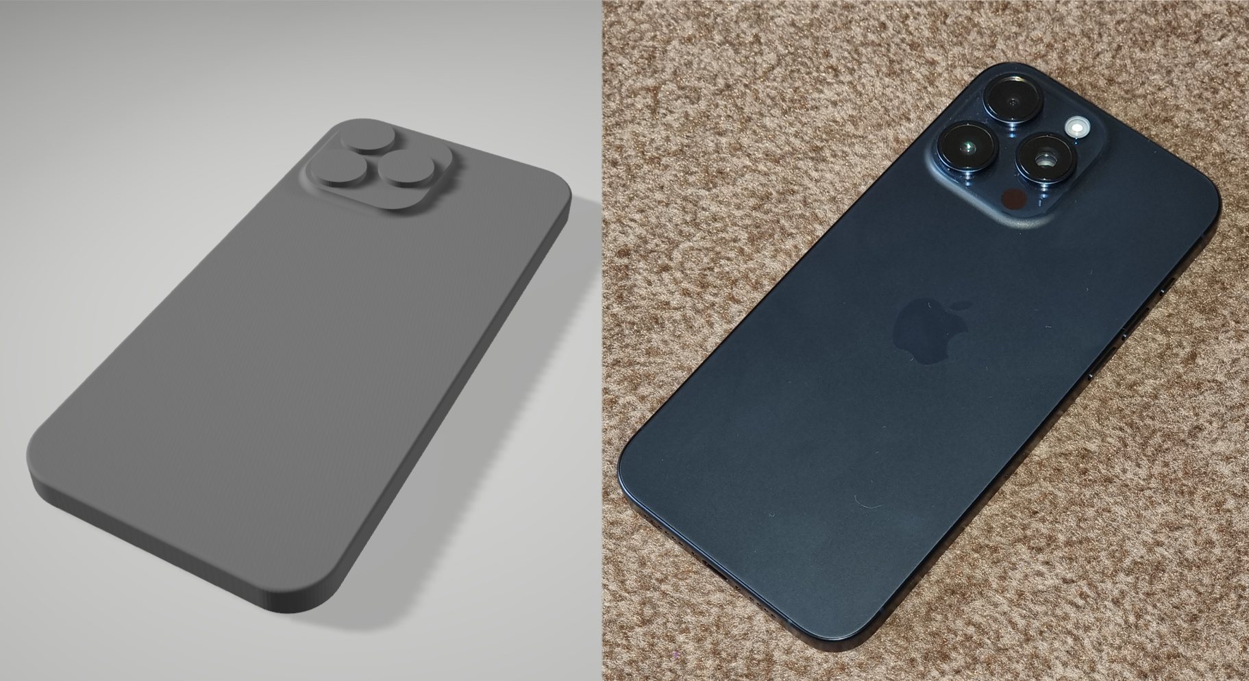 iPhone 15 Pro Max printable dummy