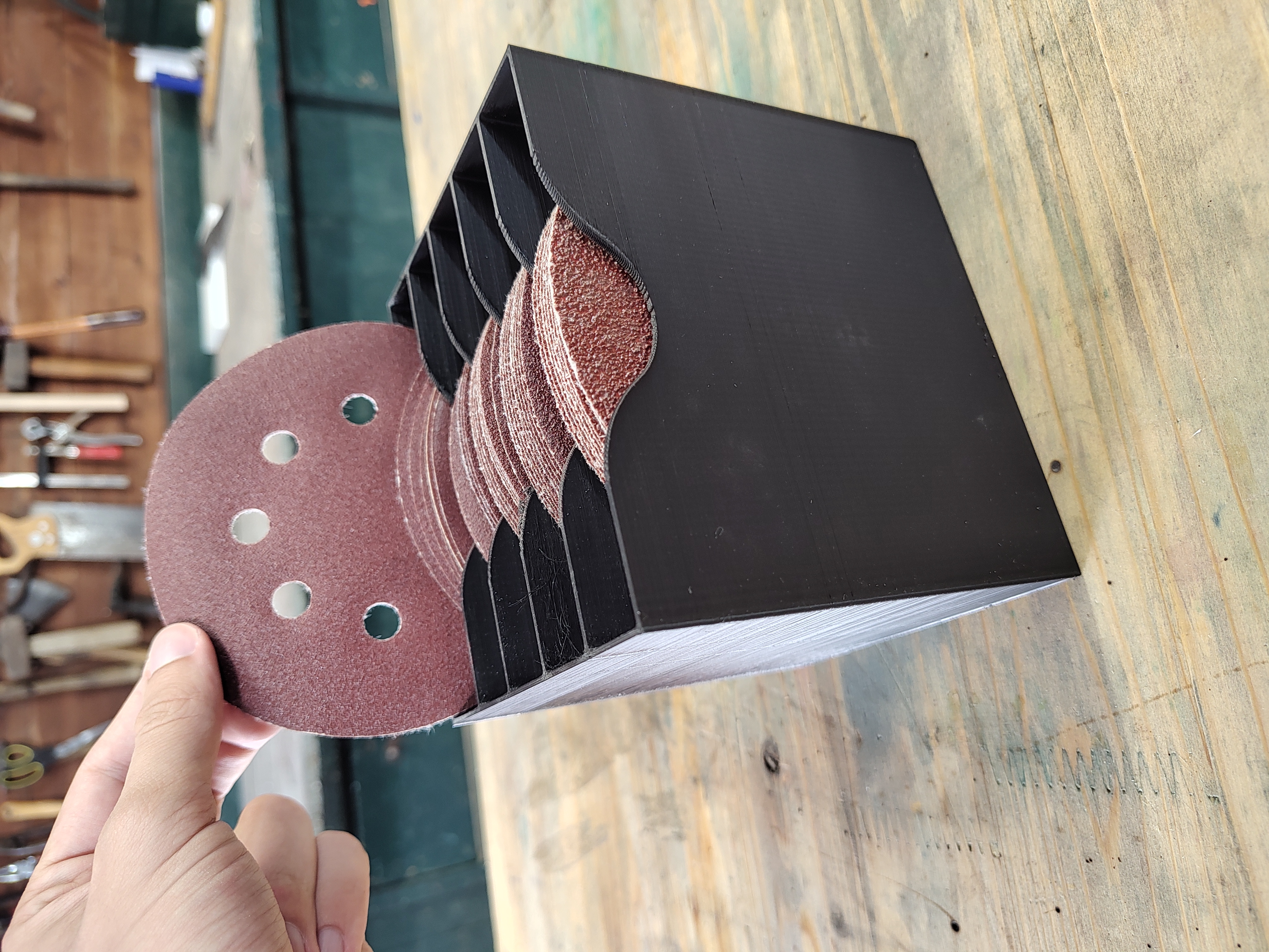 Sandpaper Holder/Storage/Organizer