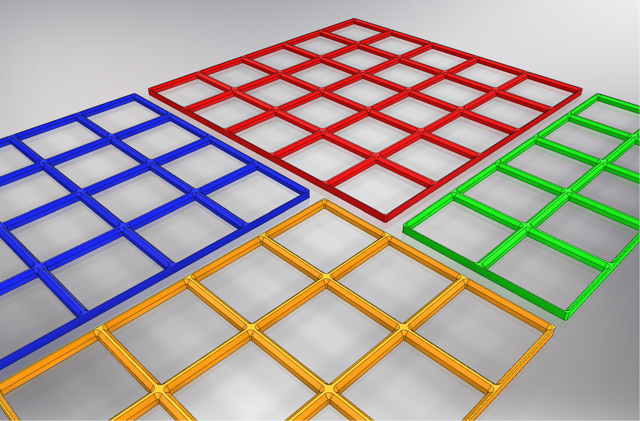 Gridfinity Superlight Baseplates