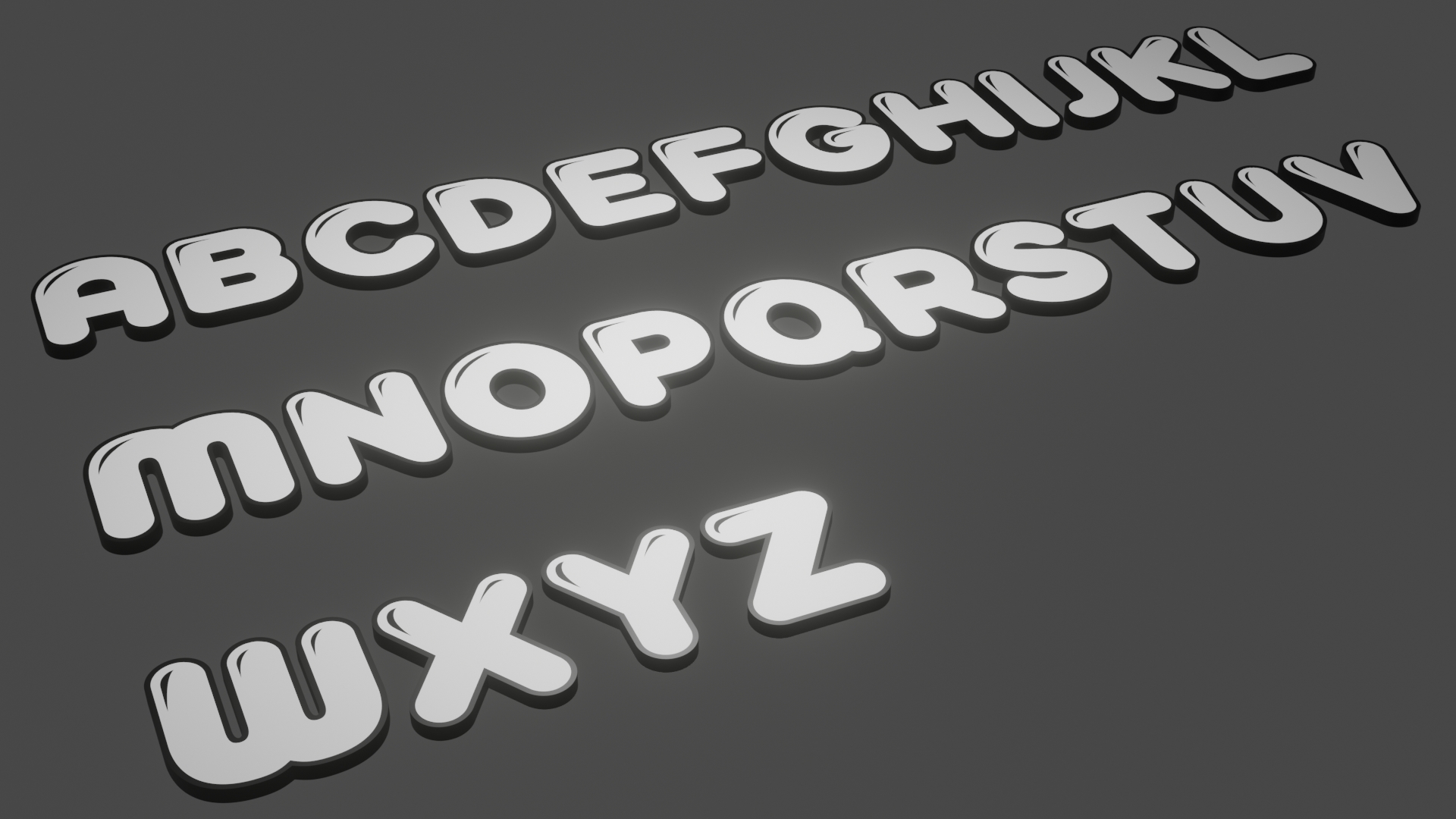 LED Letters Alphabet