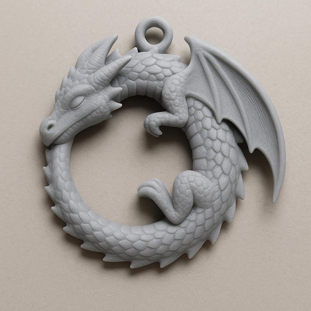 Dragon Ring Keychain