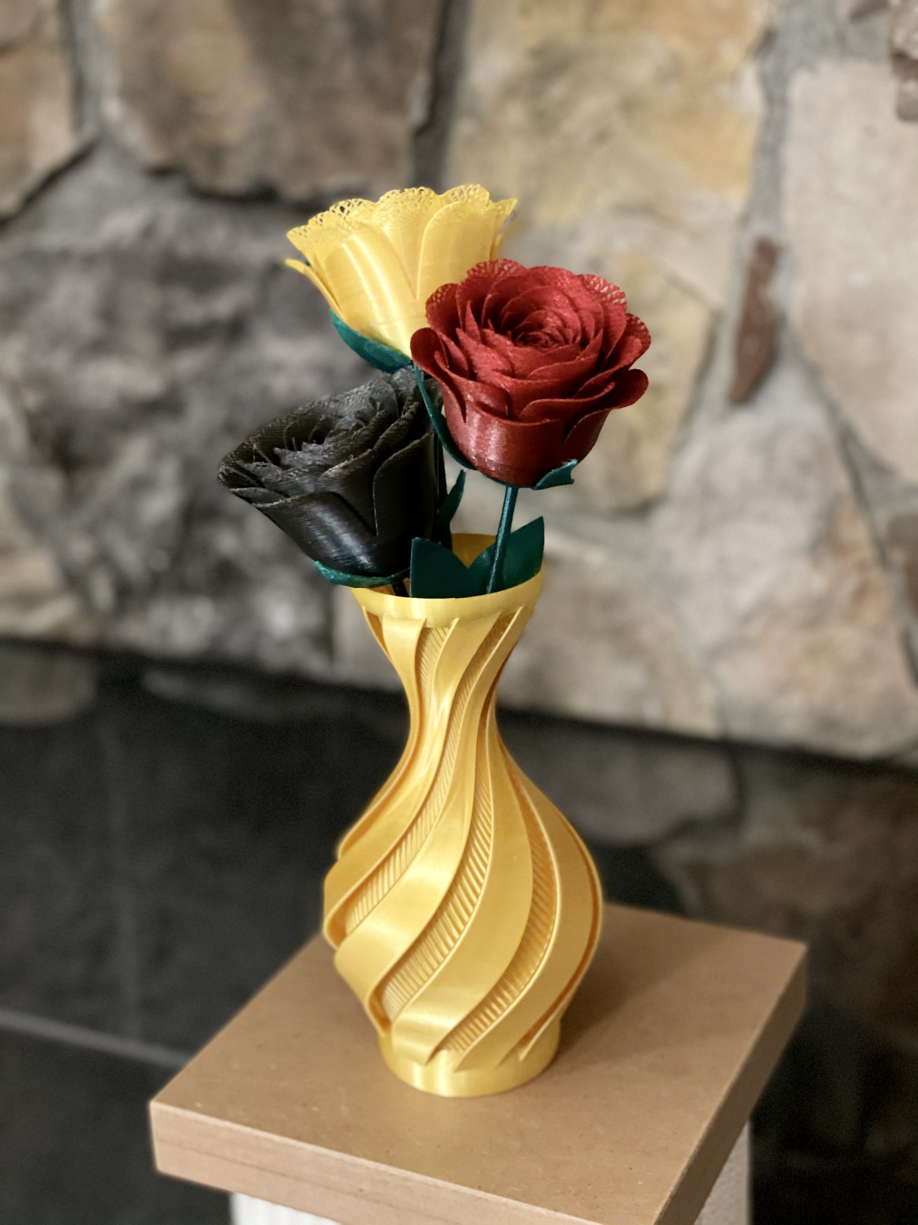 Selectively-Underextruded Flowers