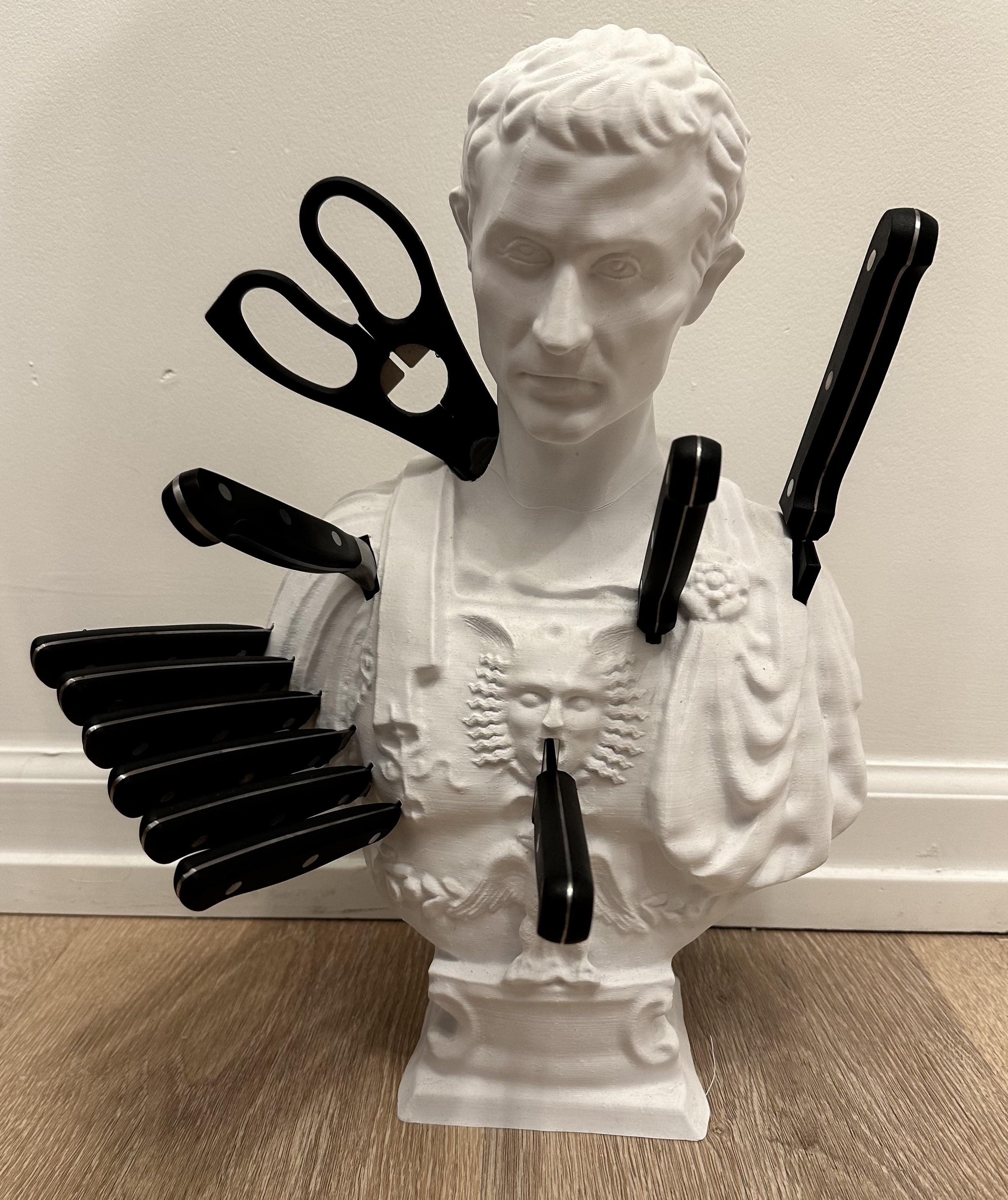 Julius Caesar Knife Block