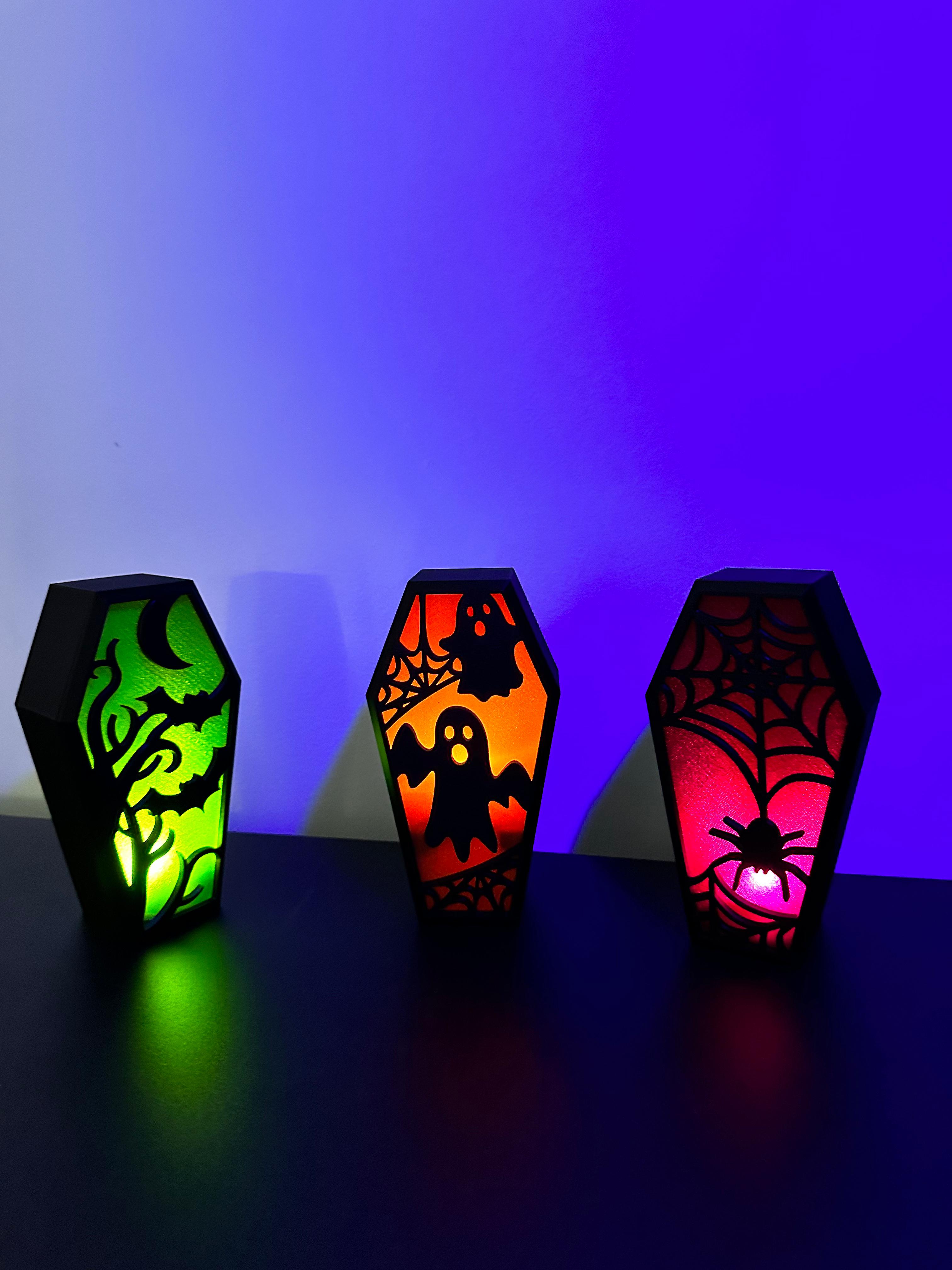 Coffin Storage / Light box Halloween