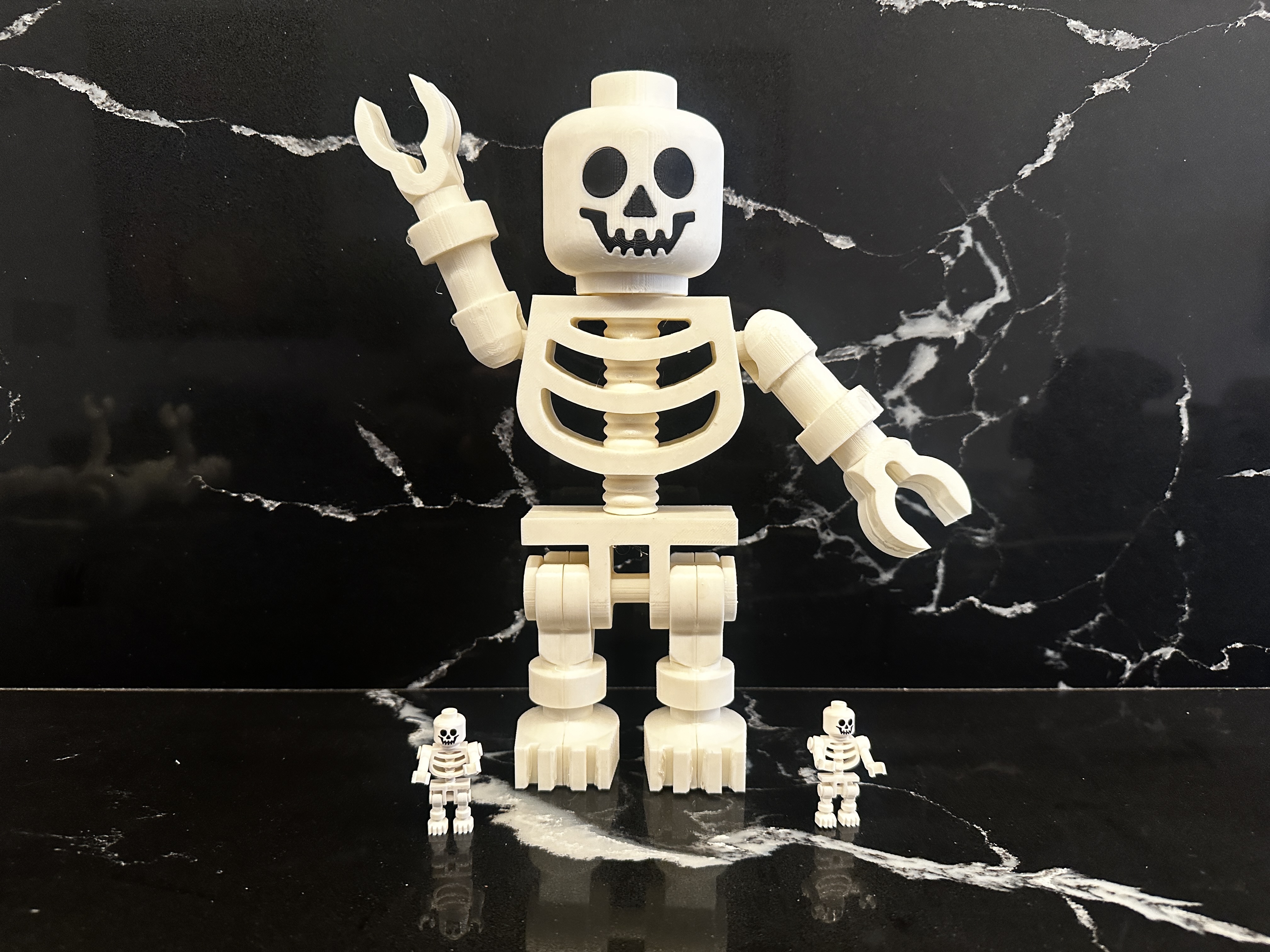 Giant Lego Skeleton (Face & Arm Improvements) Version 3.0