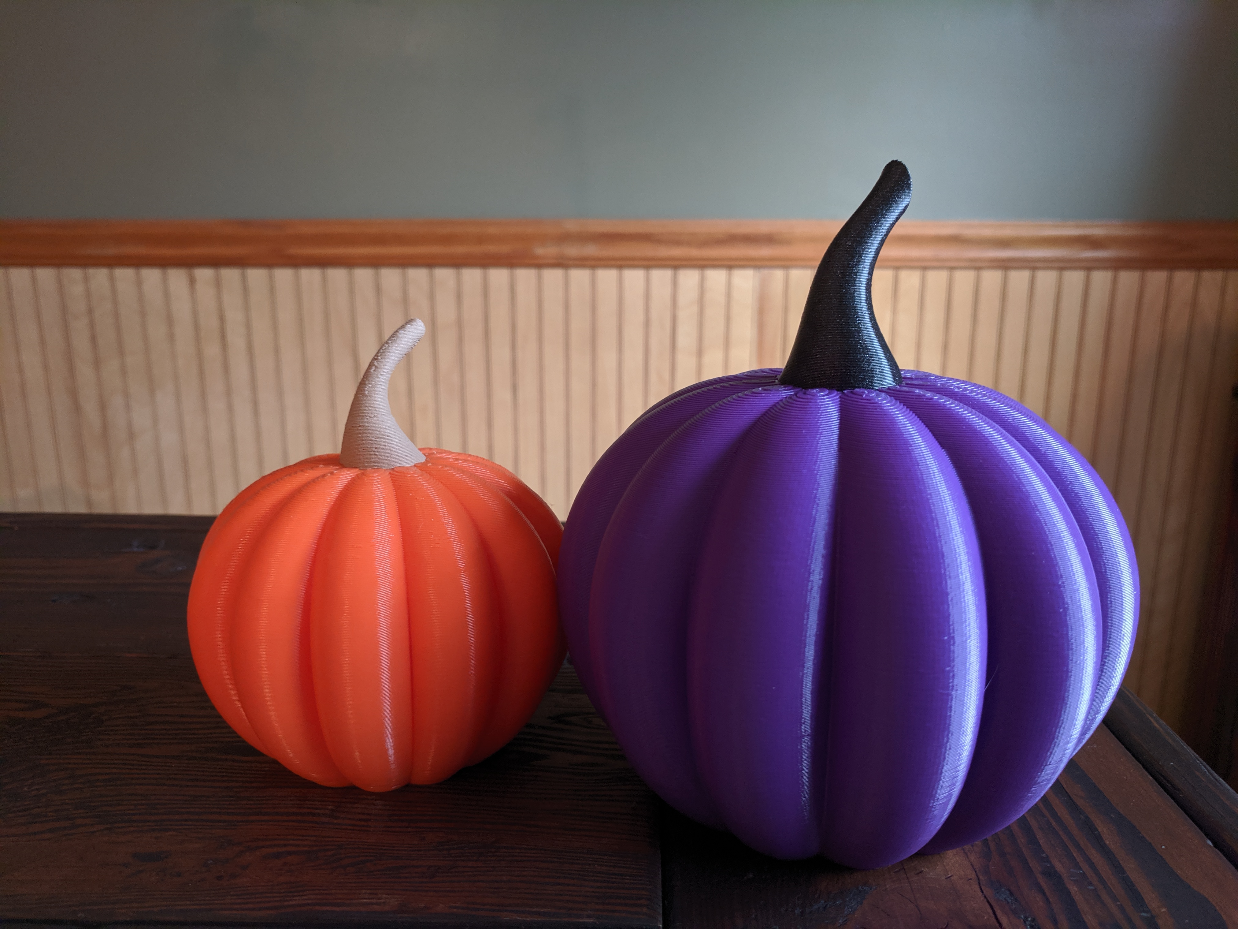 Multimaterial Pumpkin and Stem