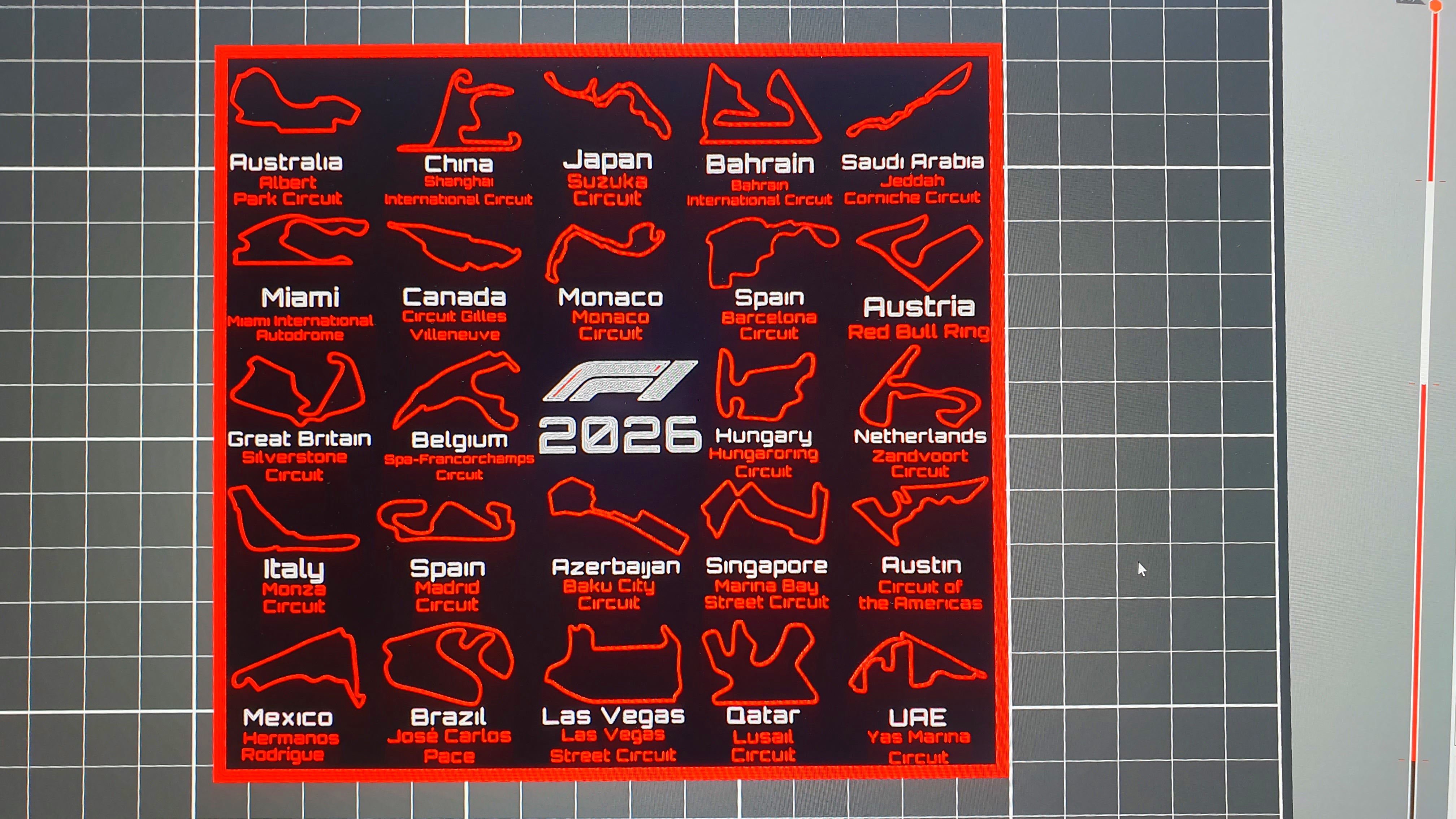 F1 Calendar 2026