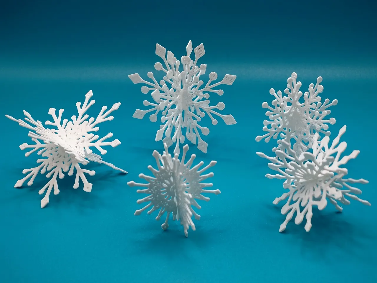 3D Snowflakes