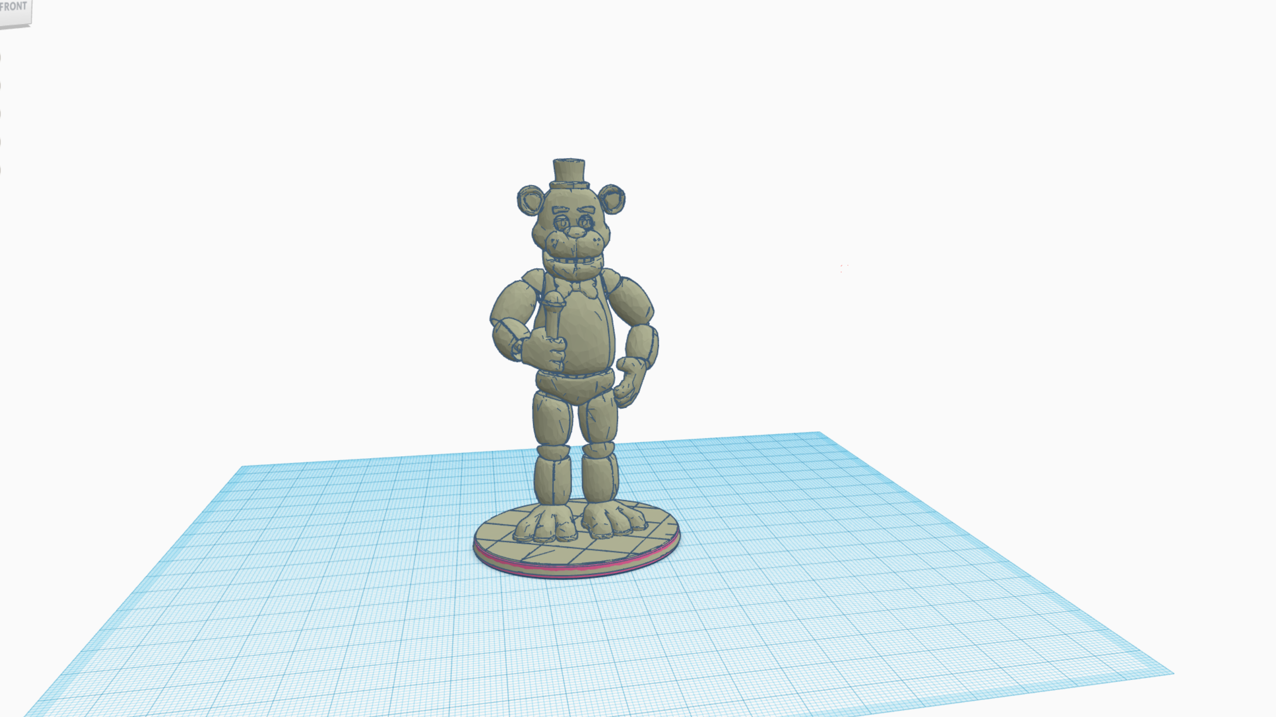 Freddy from FNAF with coin base