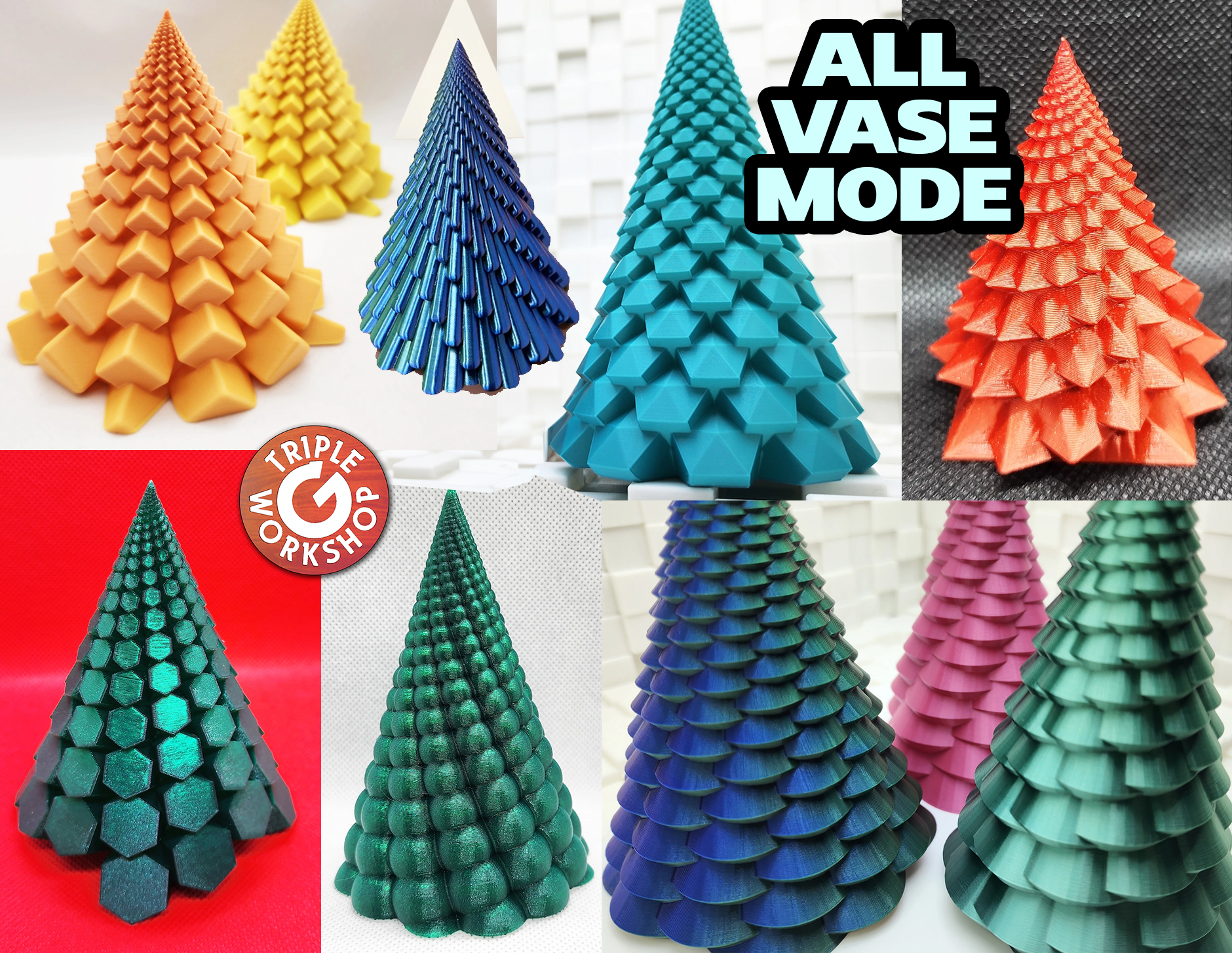 β Ultimate Vase Mode Christmas Tree Collection β