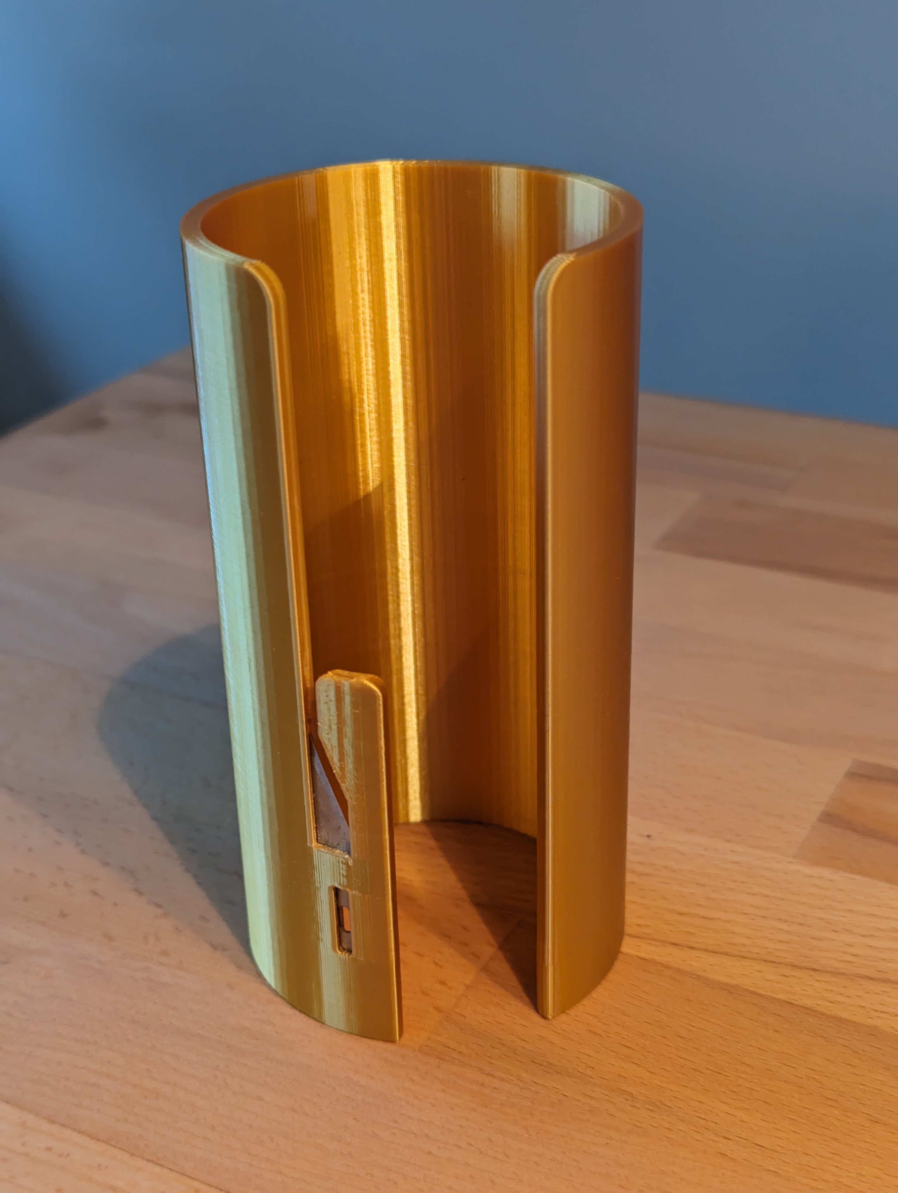 Improved Christmas Paper Roll Cutter with Blade recess
