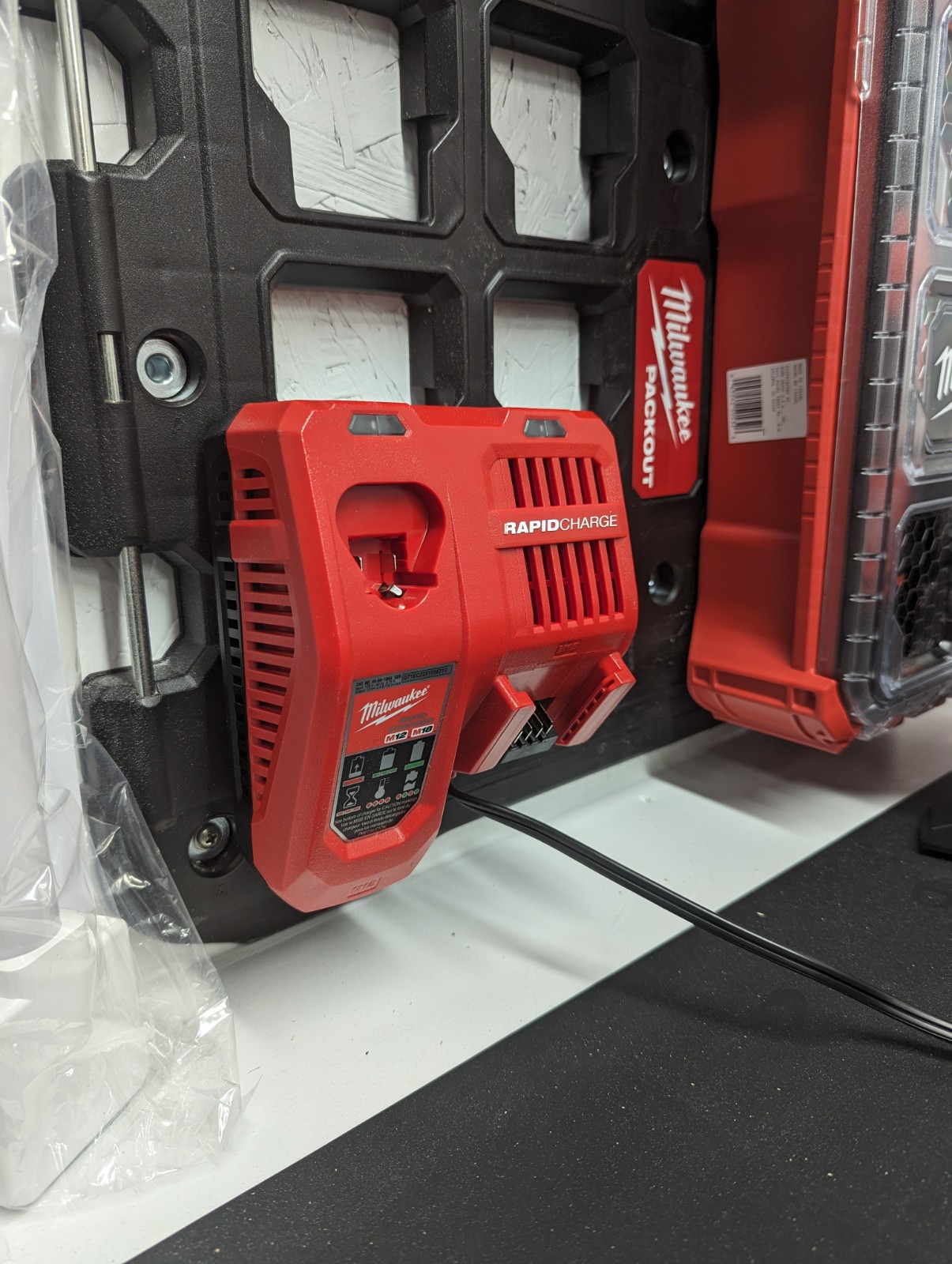 Milwaukee Packout Bracket For Rapid Chargers