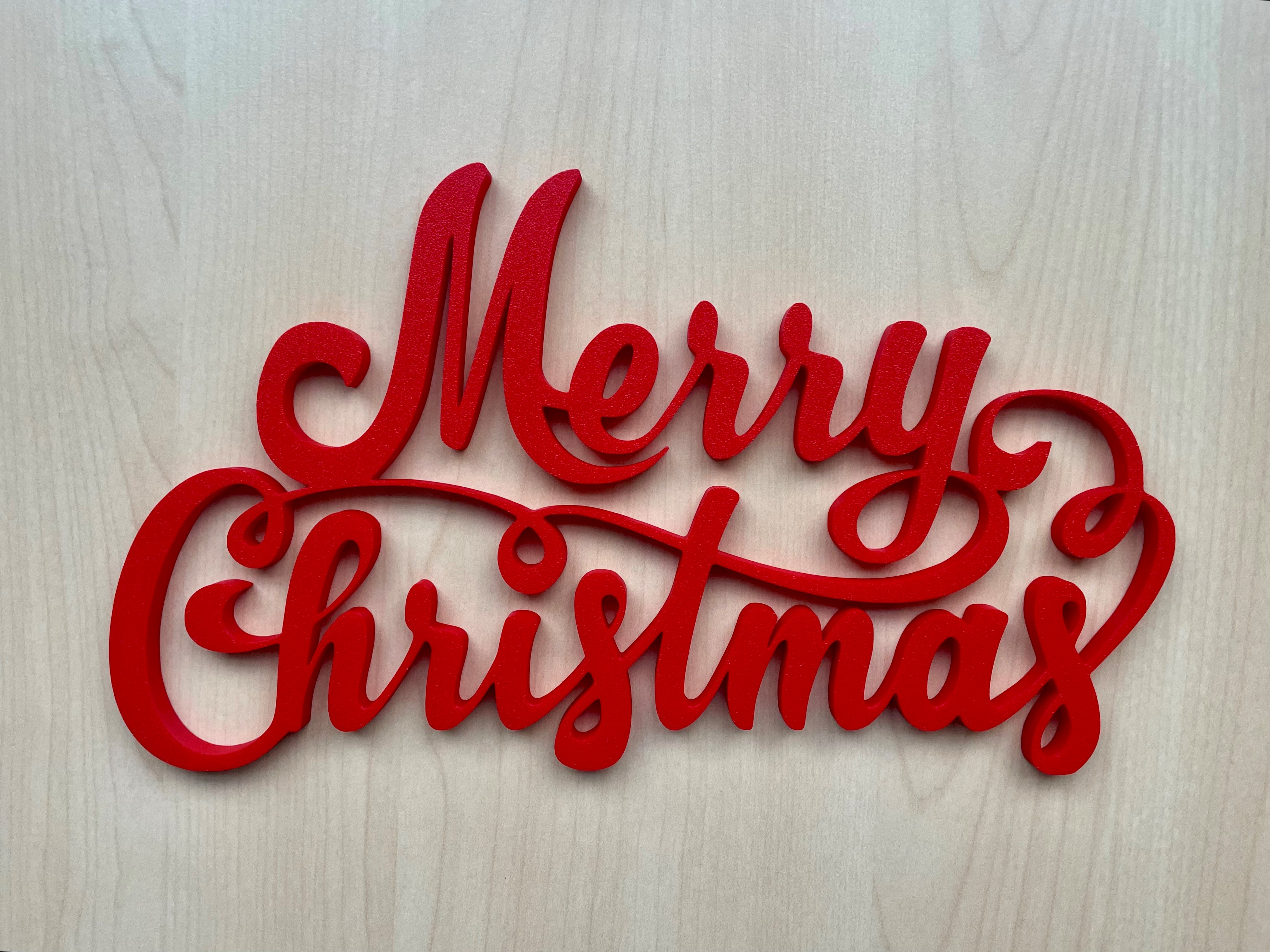 Merry Christmas decoration
