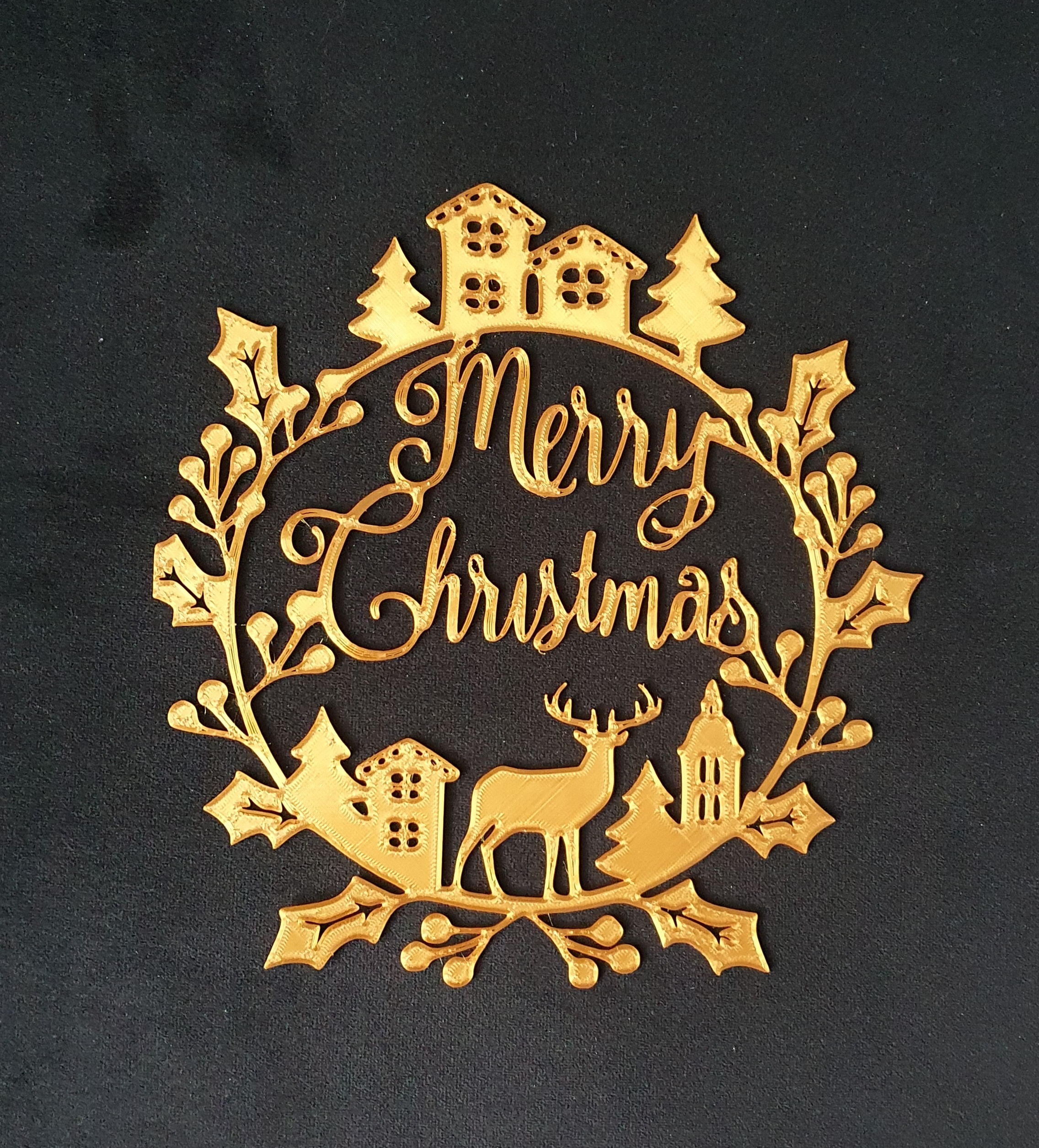 Christmas Decorations - Ornament Merry Christmas