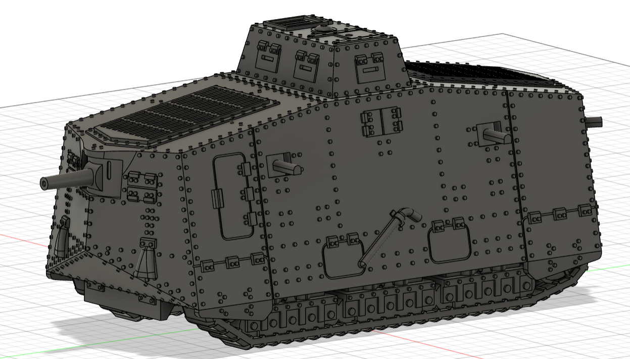 A7V- WW1 German Tank