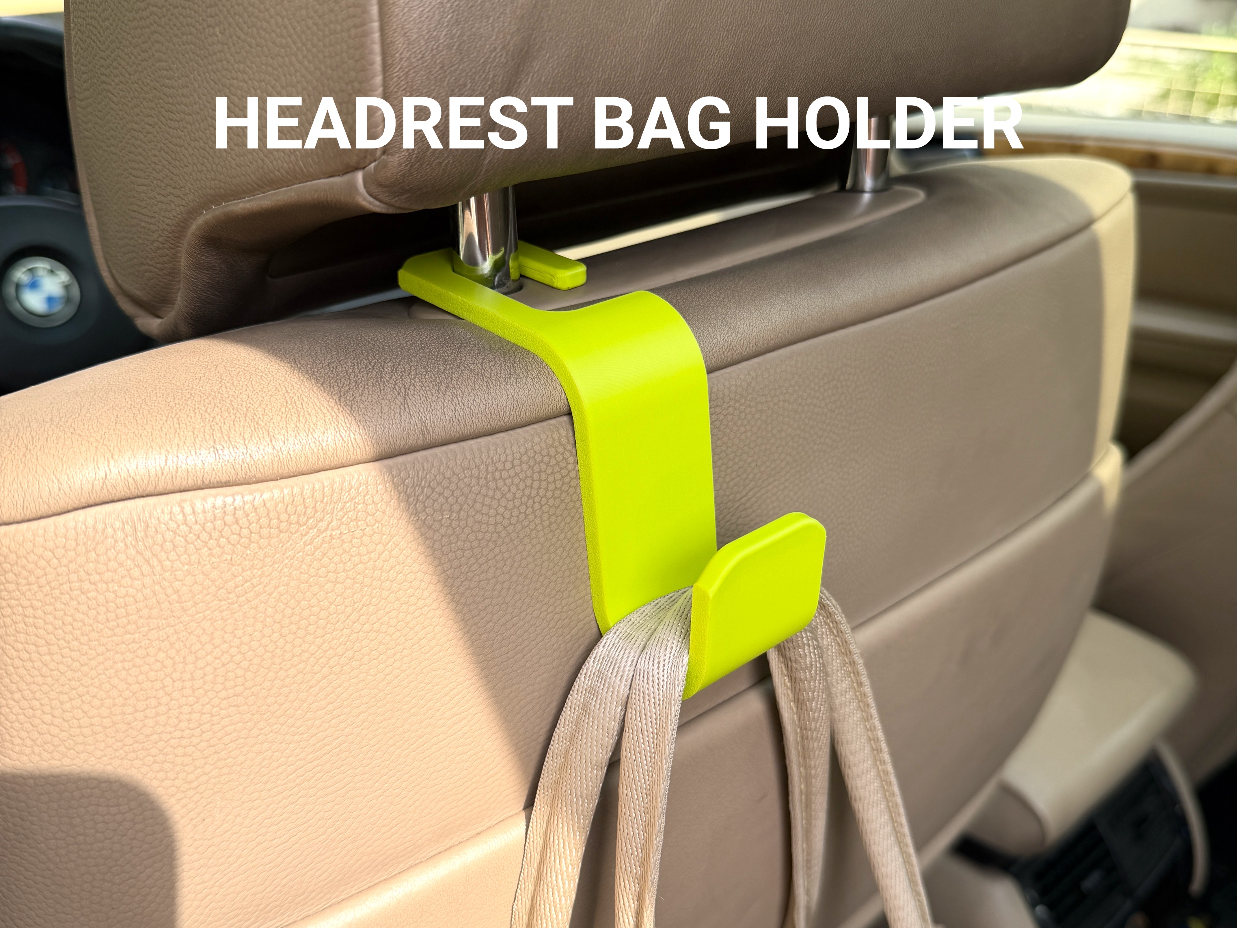 Car Headrest Bag Holder